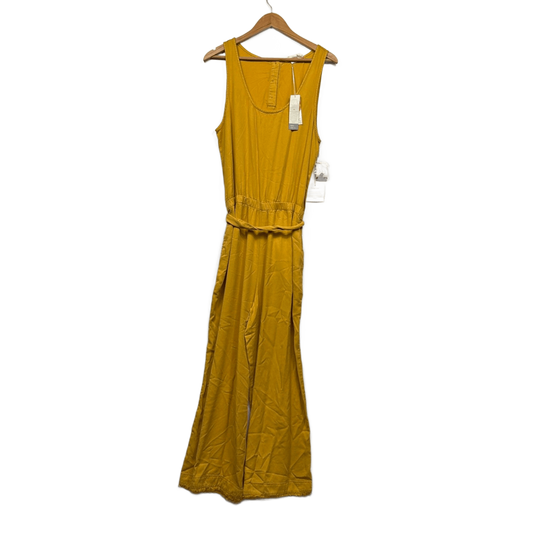 New C&C California Mustard Sleeveless Jumpsuit Size 14