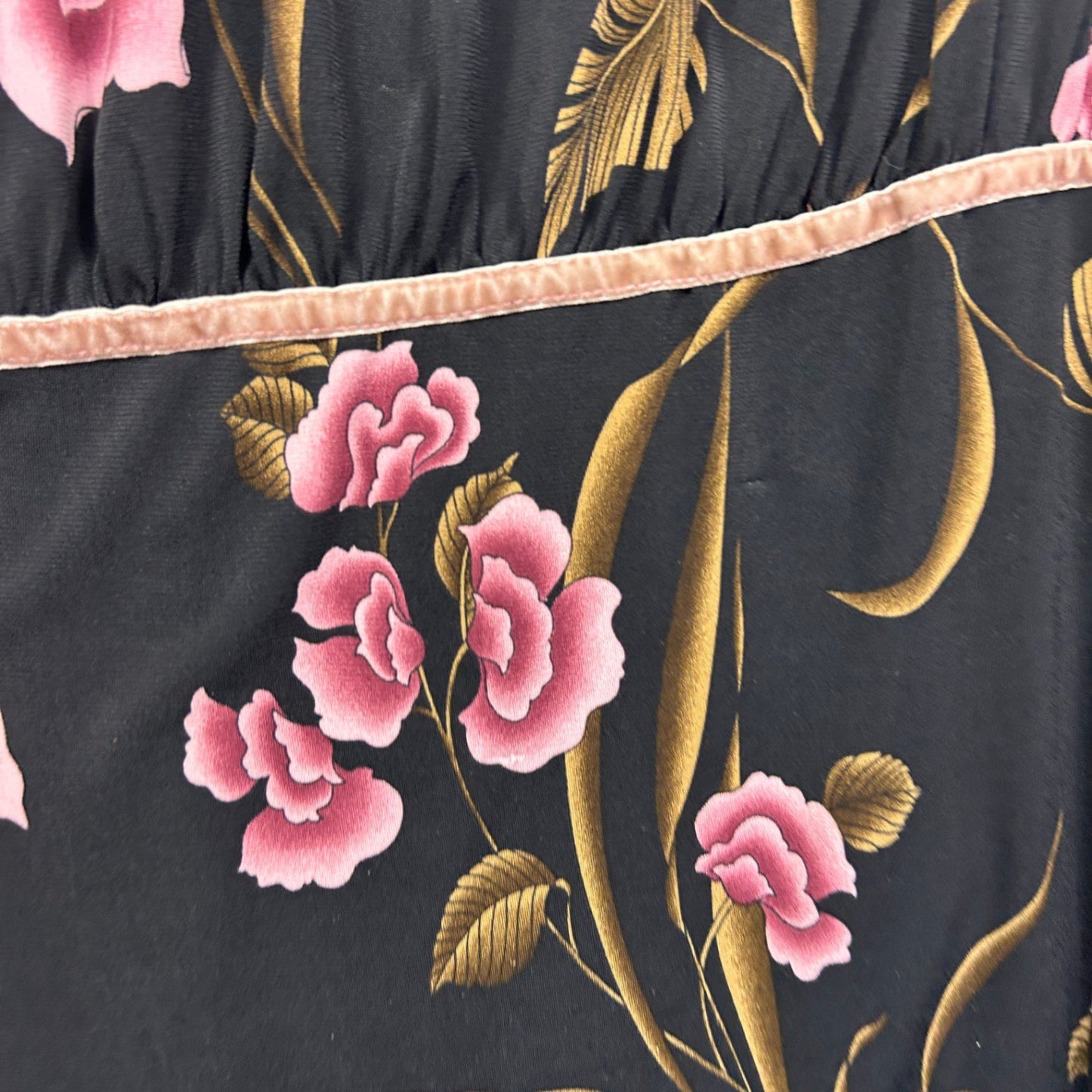 Zenobia Women's Black Pink Long Sleeve Top Blouse Size 16 - 18