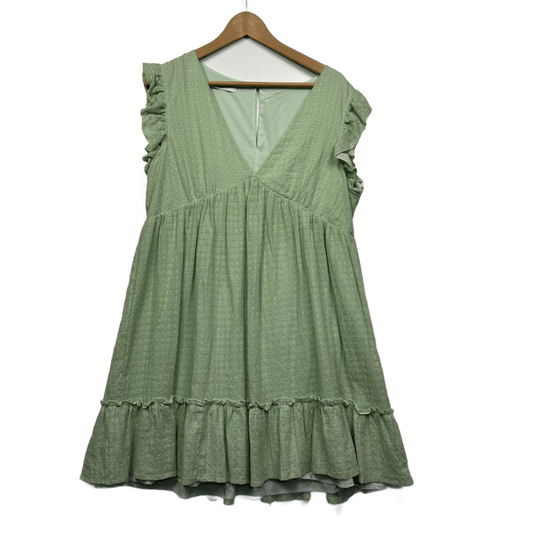 Minx & Moss Mint Green Knee Length Casual Sun Dress Size 14