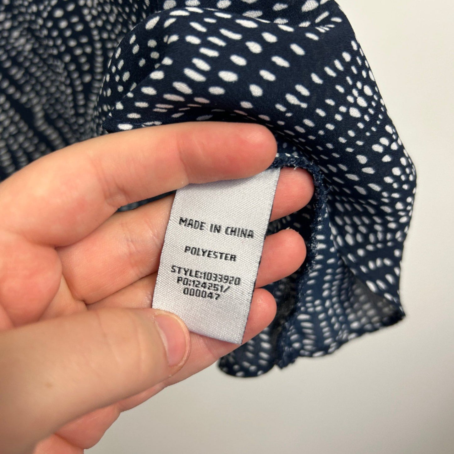 Table Eight Navy White Sleeveless Crew Neck Blouse Top Size 18