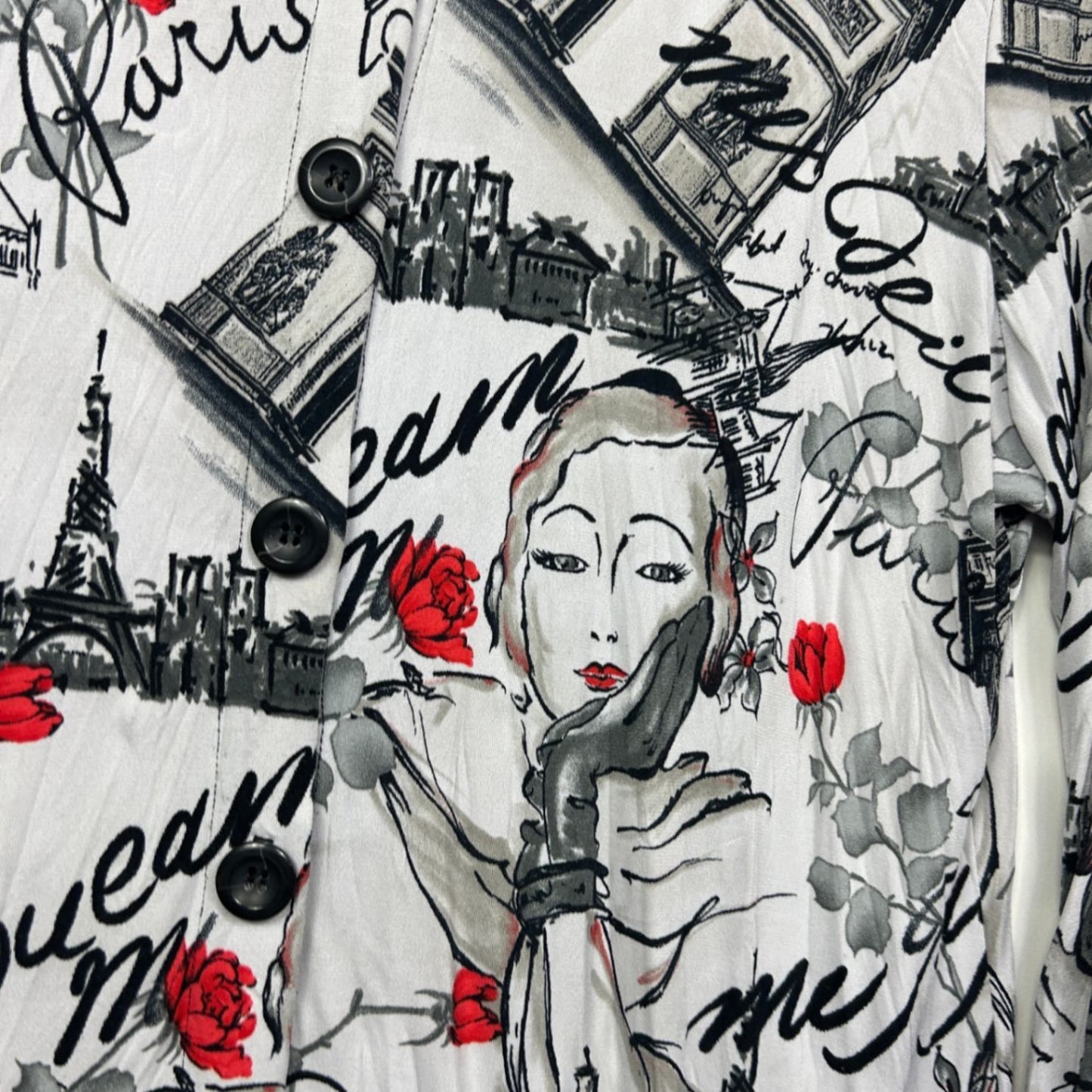 Roxanne Tunic Top Size 16 Made in Australia Paris France