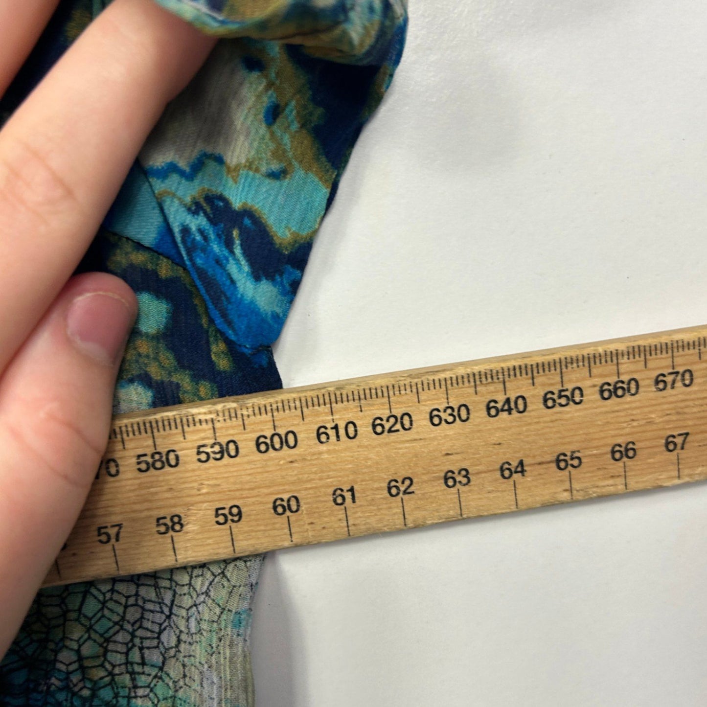 Millers Women's Blue Green Floral Top Blouse Size 20