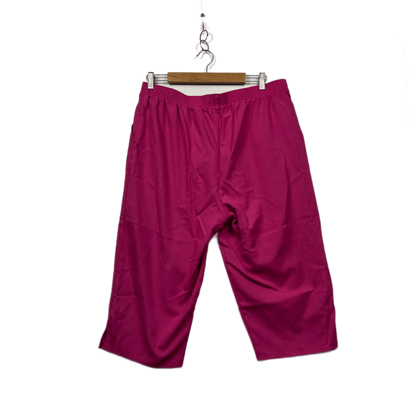 Millers Womens Pink Cropped Trousers Pull On Pants Size 16 Pockets