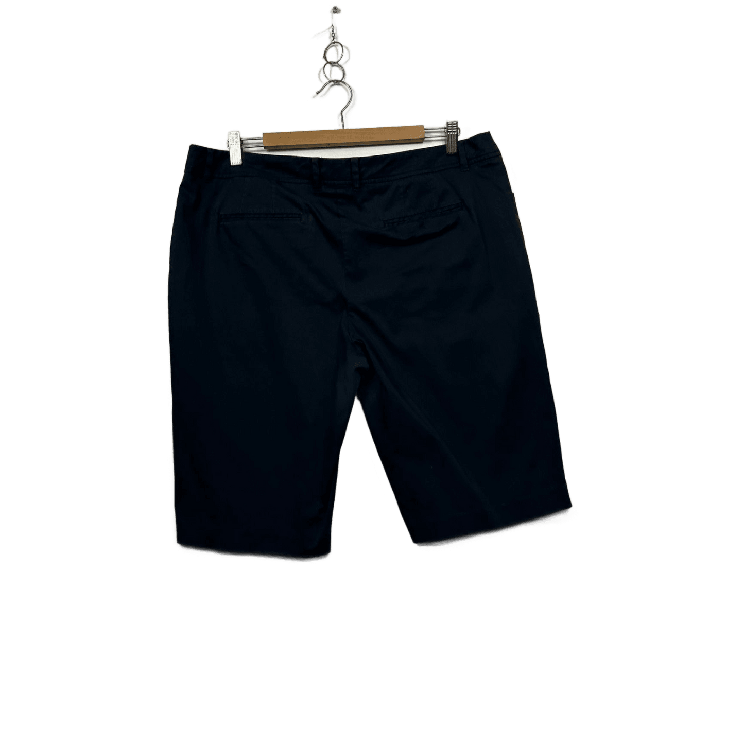 Sportscraft Black Cotton Blend Bermuda Shorts Size 16