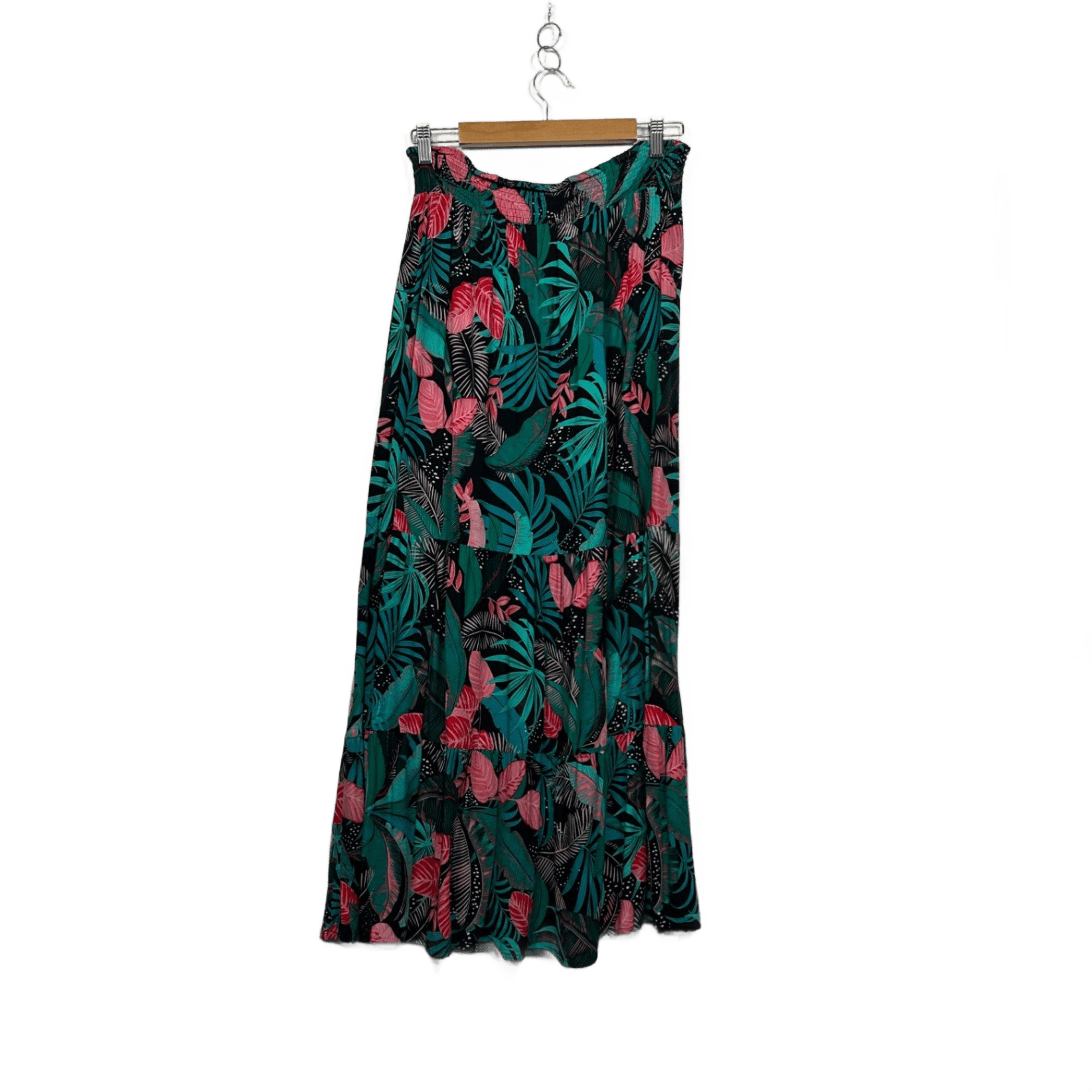 Rockmans Multicoloured Floral Maxi Skirt Size 14