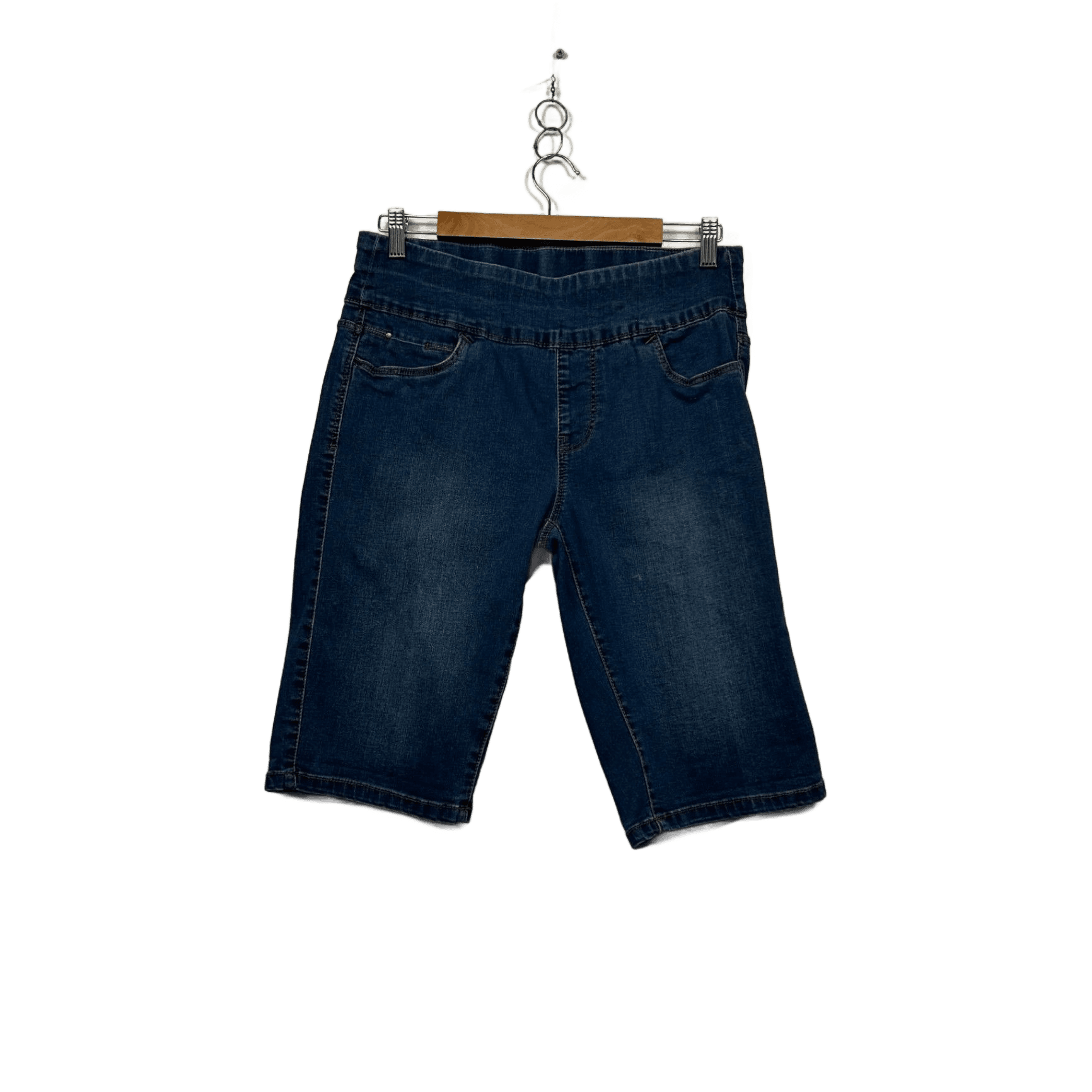 Katies Women's BlueDenim Bermuda Shorts Pull On Size 12