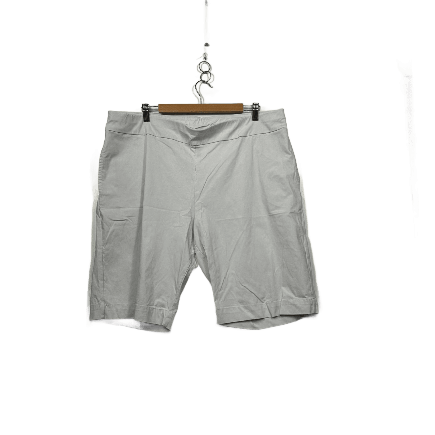 Taking Shape White Bermuda Shorts Pockets Size 20