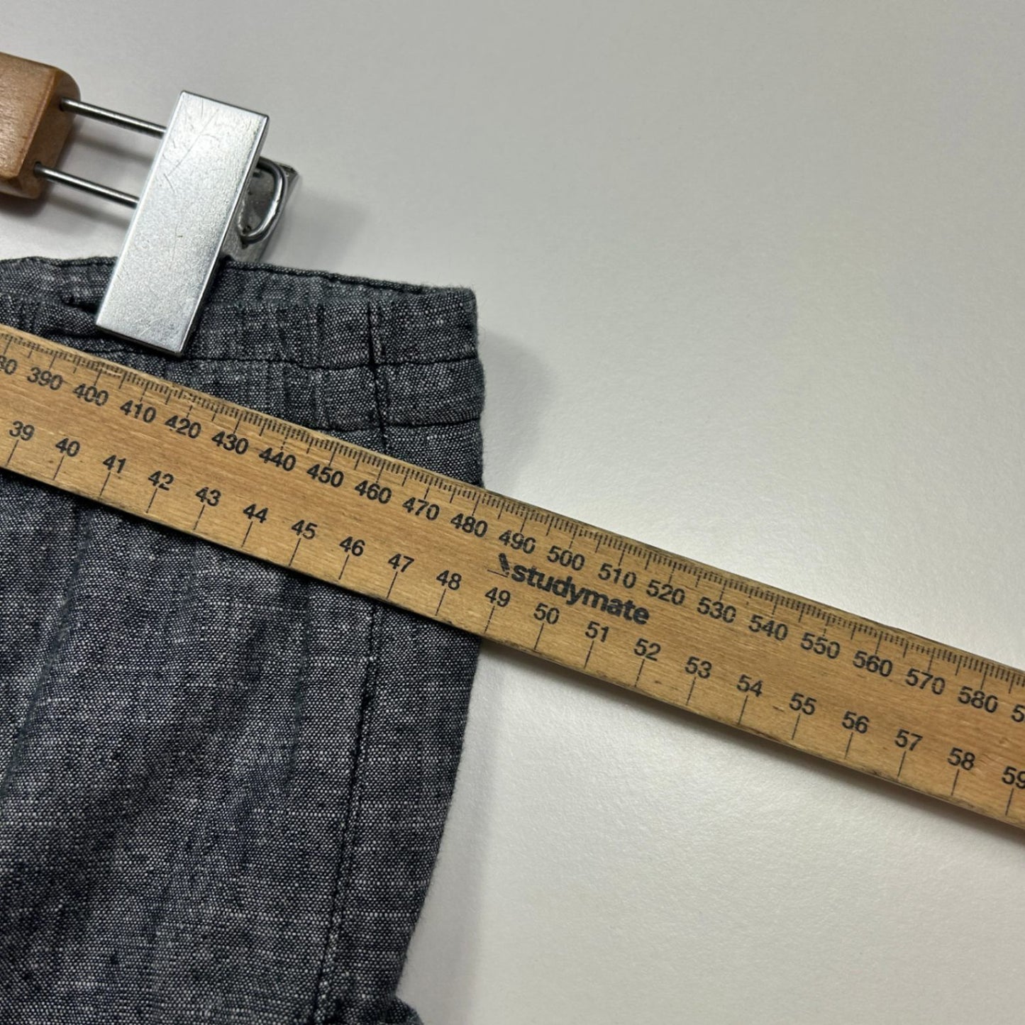 Kathmandu Linen Blend Pants Size 16 Grey Pockets
