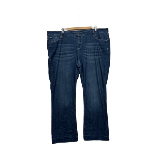 Sara Blue Straight Leg Jeans Size 24