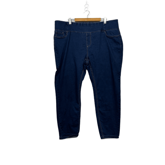Autograph Women's Blue Pull On Jeans Size 24