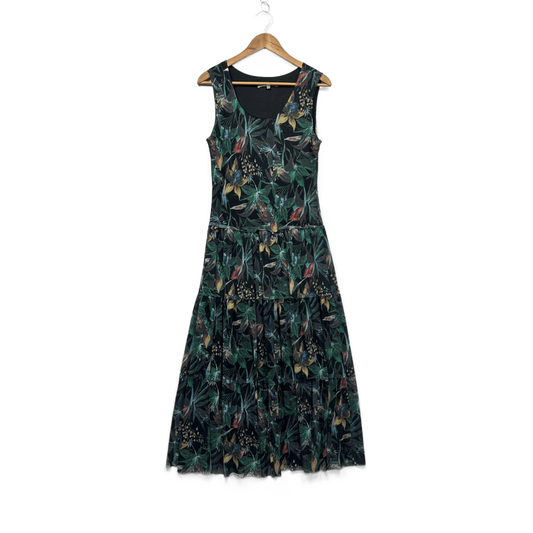 Noni B Multicoloured Sleeveless Tiered Floral Maxi Dress Size XL