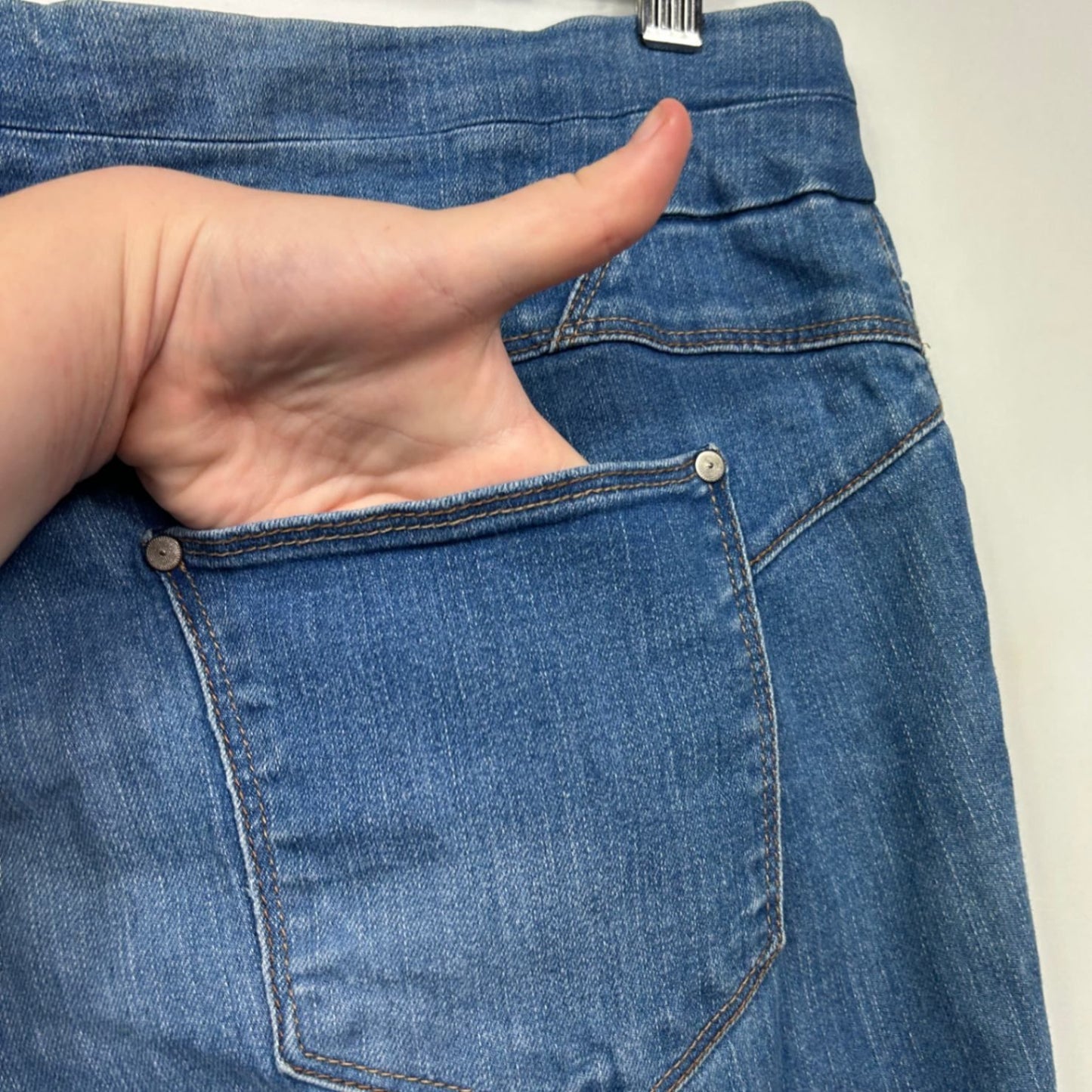 Crossroads Blue Skinny Jeans Size 16