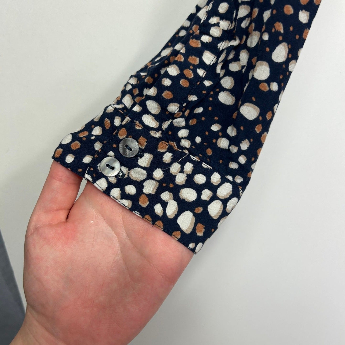 Yarra Trail Multicoloured Button-Up Viscose Shirt Blouse Size 16