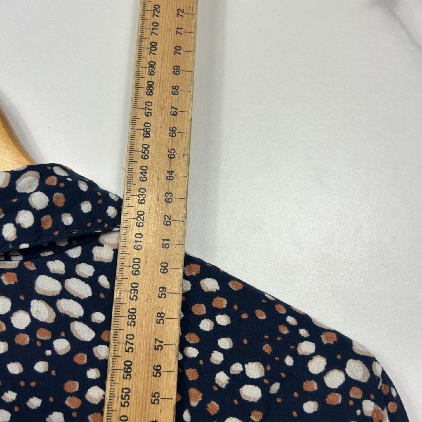 Yarra Trail Multicoloured Button-Up Viscose Shirt Blouse Size 16