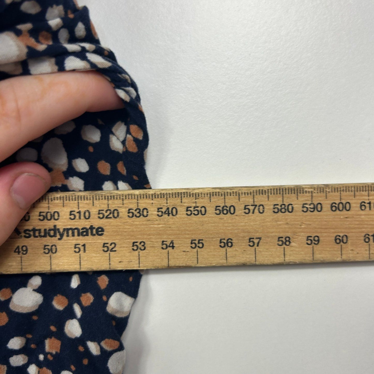 Yarra Trail Multicoloured Button-Up Viscose Shirt Blouse Size 16