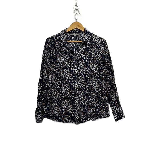 Yarra Trail Multicoloured Button-Up Viscose Shirt Blouse Size 16