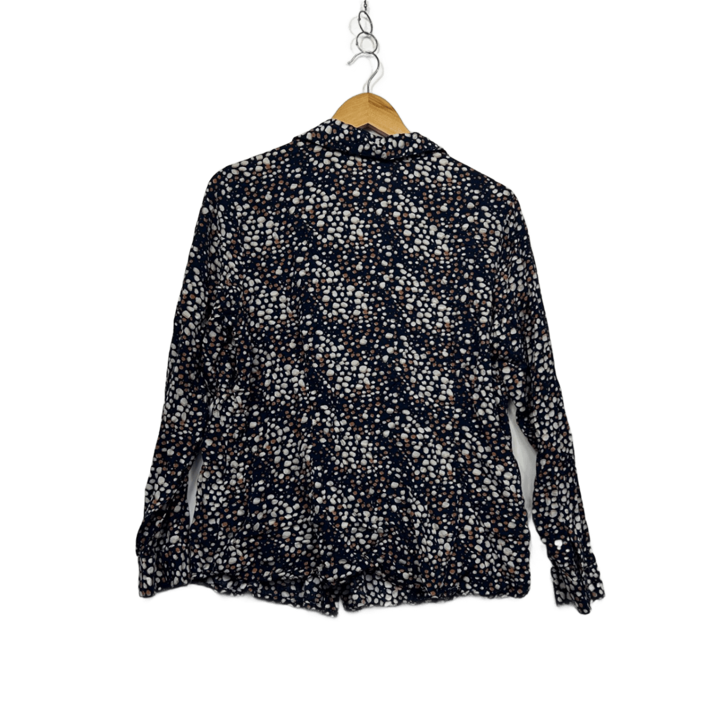 Yarra Trail Multicoloured Button-Up Viscose Shirt Blouse Size 16