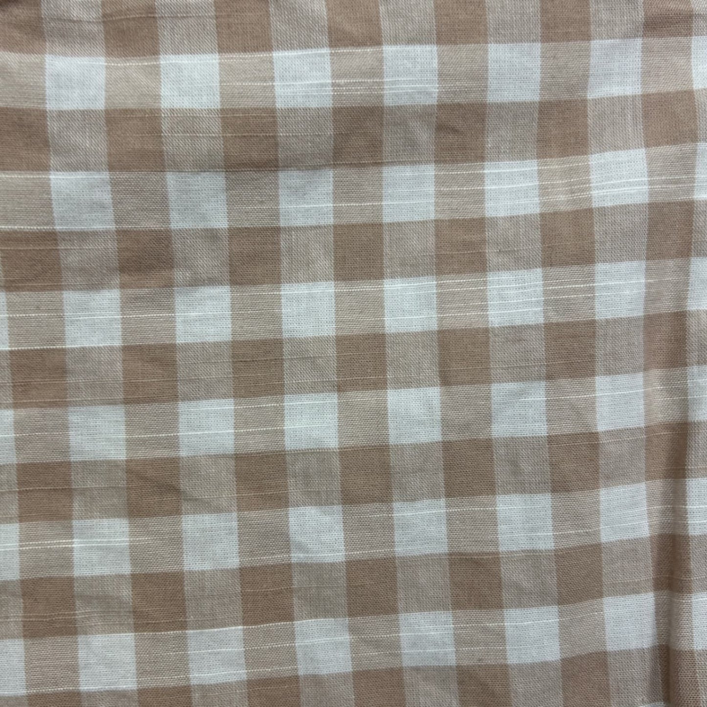 Anko Cropped Cotton Blend Sleeveless Gingham Check Top Size 18