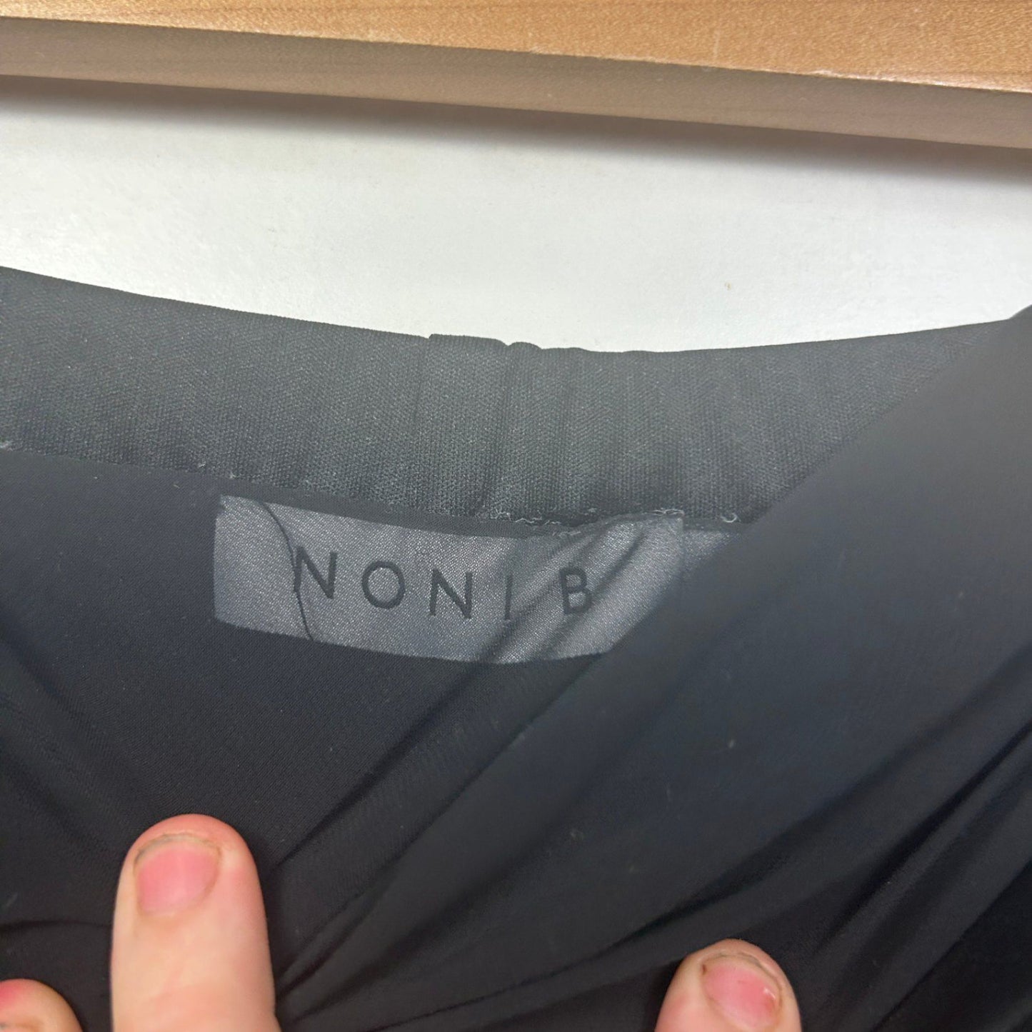 Noni B Black Layered Elastic Waist Skirt Size 16 Cocktail Occasional