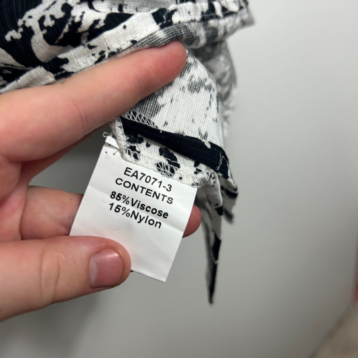 Et Alia Black White Short Sleeve Boxy Blouse Size 20 XXXL New Zealand Designer