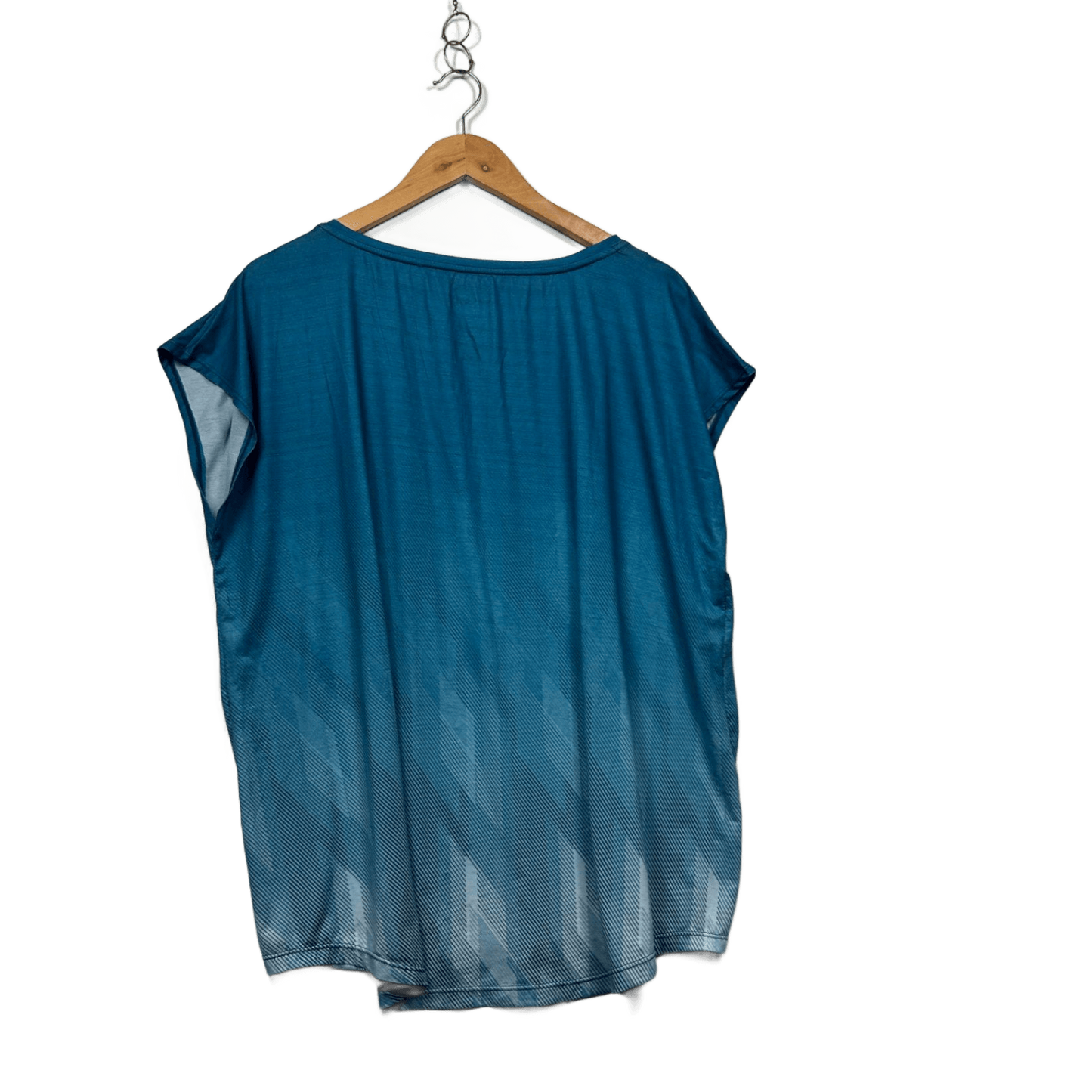 Circuit Blue Short Sleeve Activewear Top Size 16