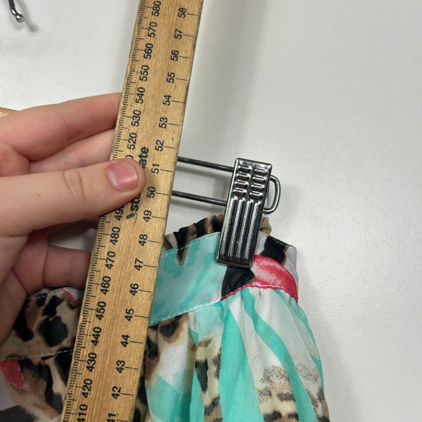 Hot Options Womens Multicoloured High Low Hem Maxi Skirt Size 14 Floral