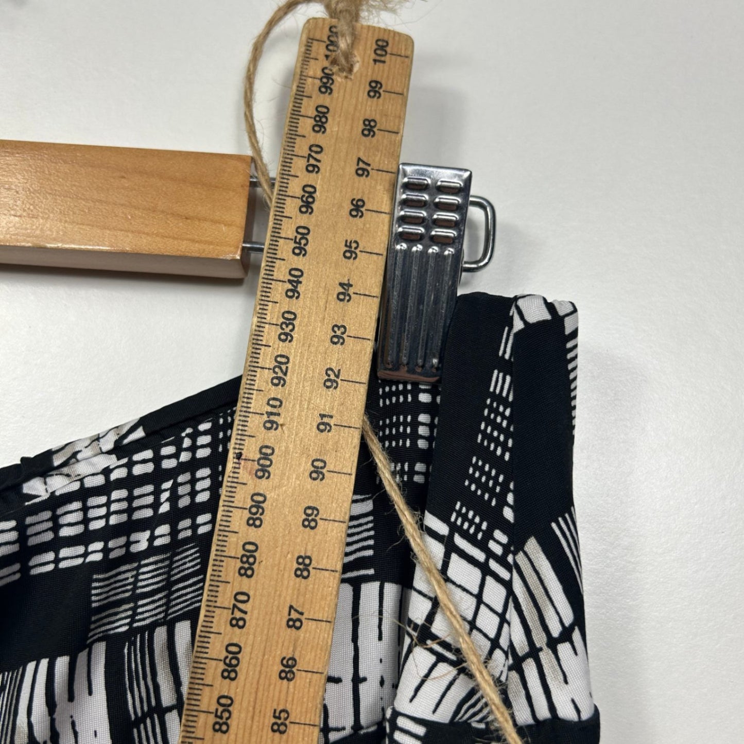 RTM Pants Plus Size 20 Black White Cropped Wide Leg Trousers Pants