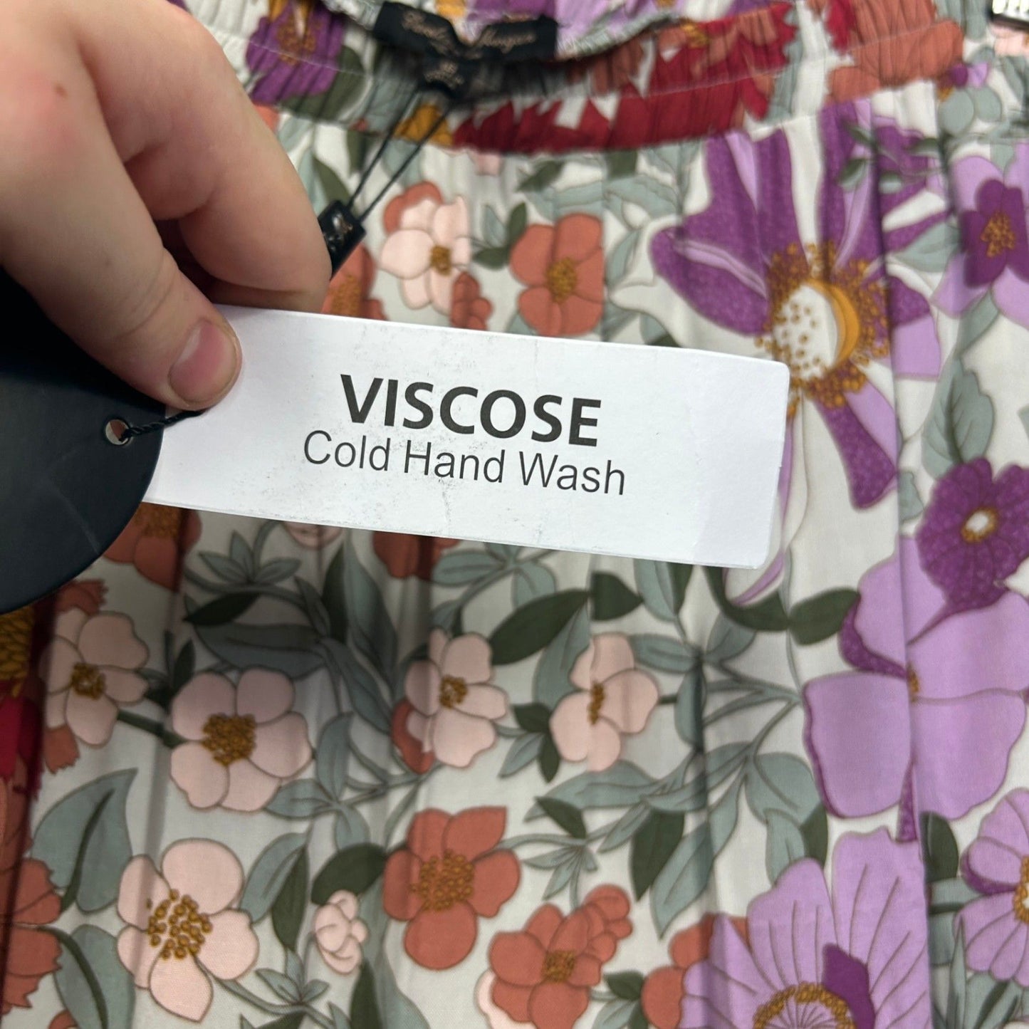 New Caroline Morgan Multicoloured Floral Maxi Skirt Size 16