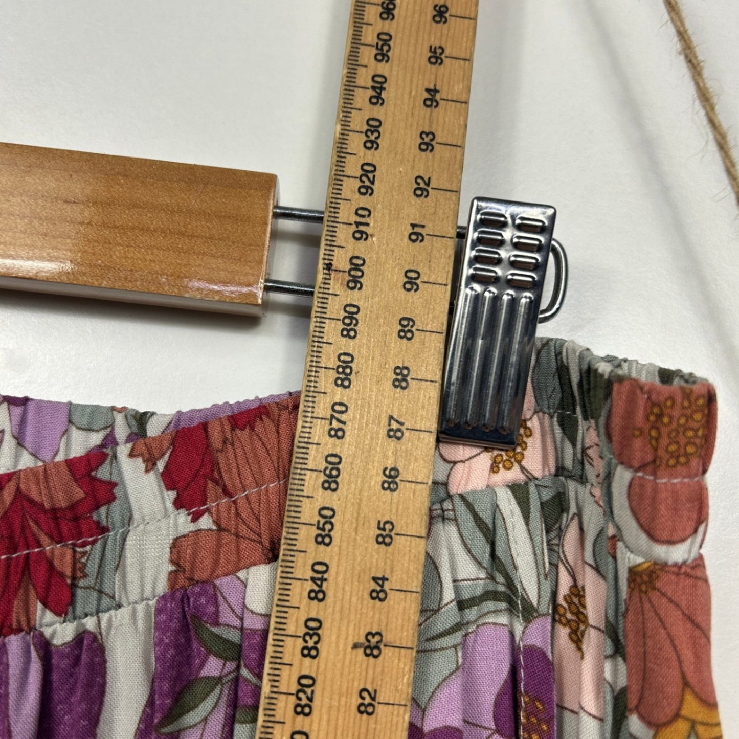 New Caroline Morgan Multicoloured Floral Maxi Skirt Size 16