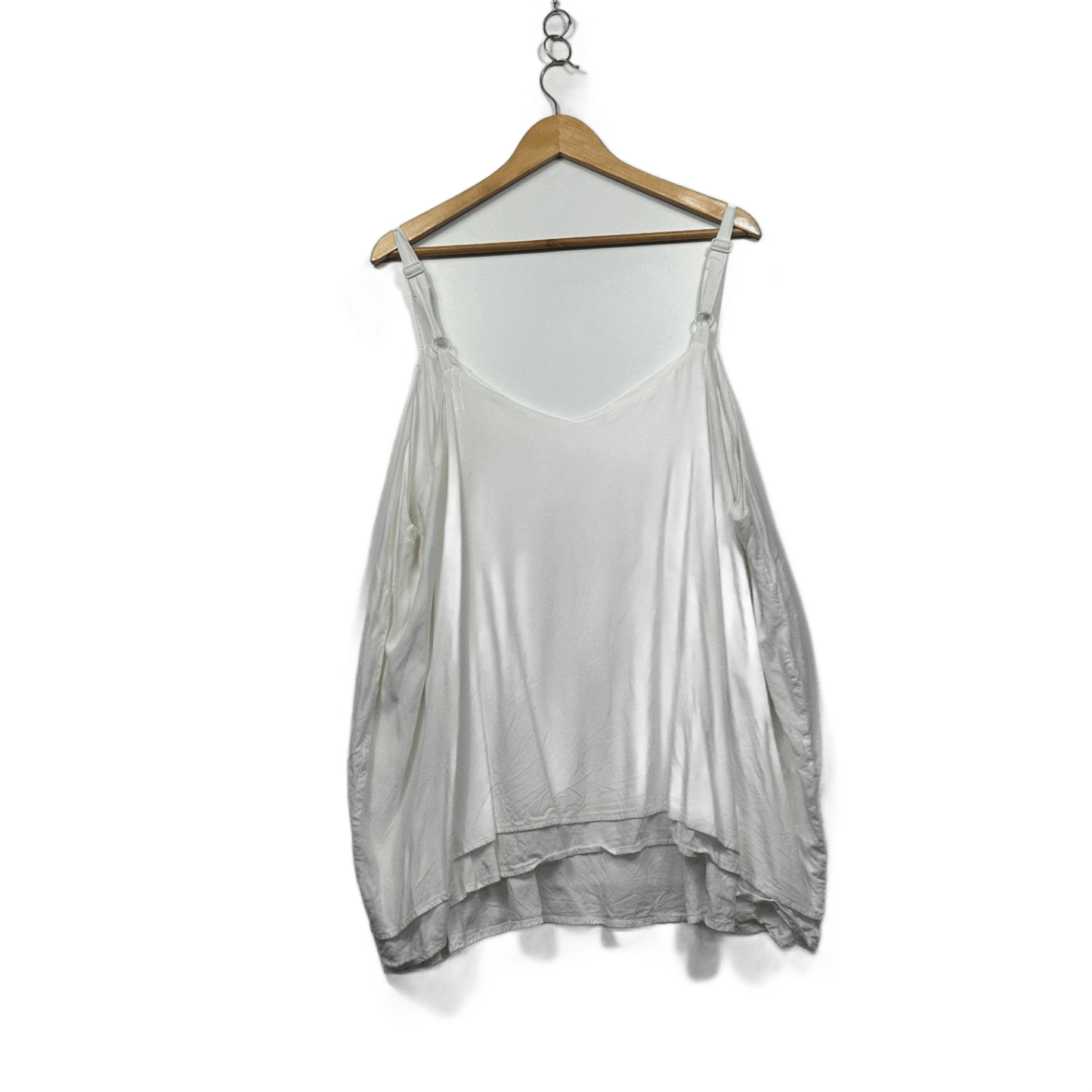 Autograph? White Embroidered Sleeveless V-Neck Boho Camisole Singlet Top Size 26