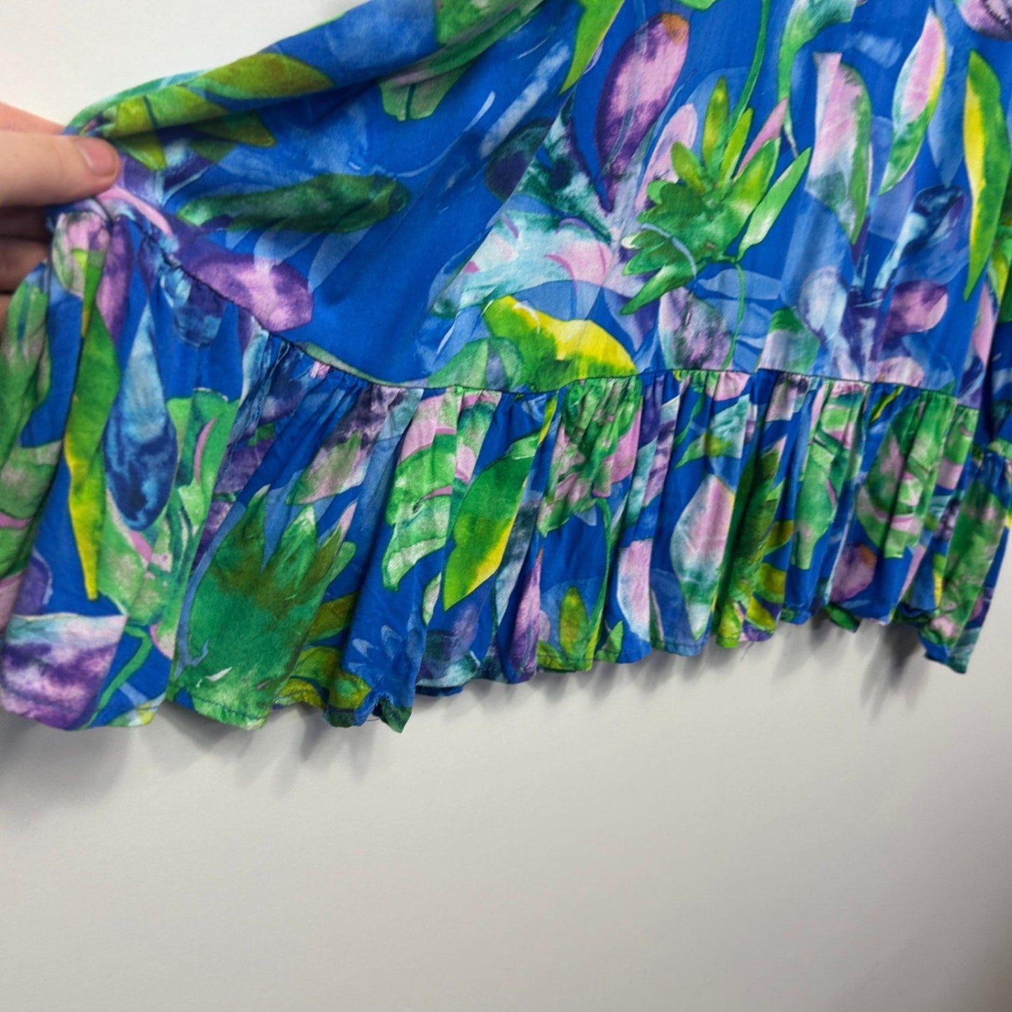 Autograph Multicoloured Floral Short Sleeve Tunic Tip Size 26