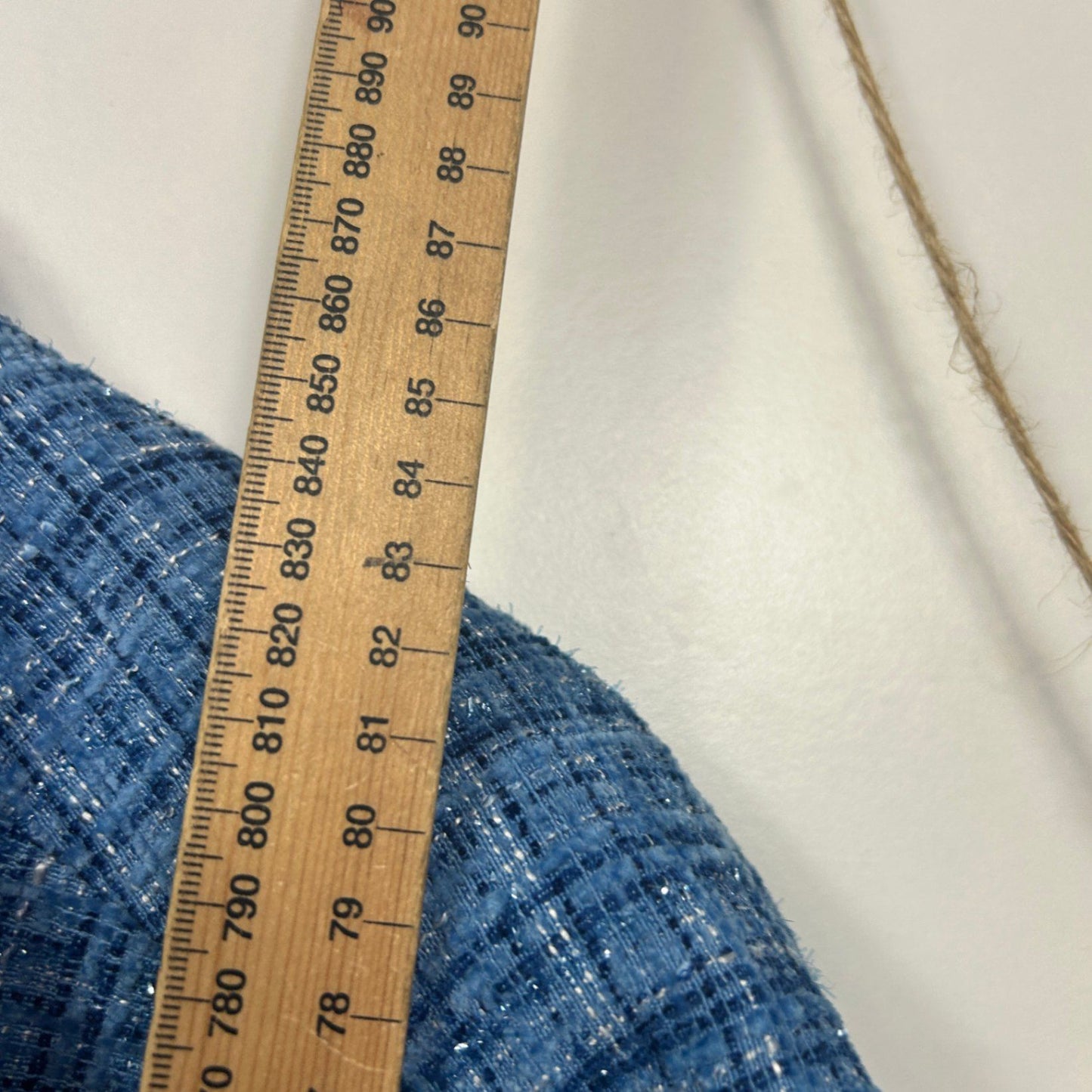 New Autograph Textured Blue Blazer Jacket Size 28 Double Breasted