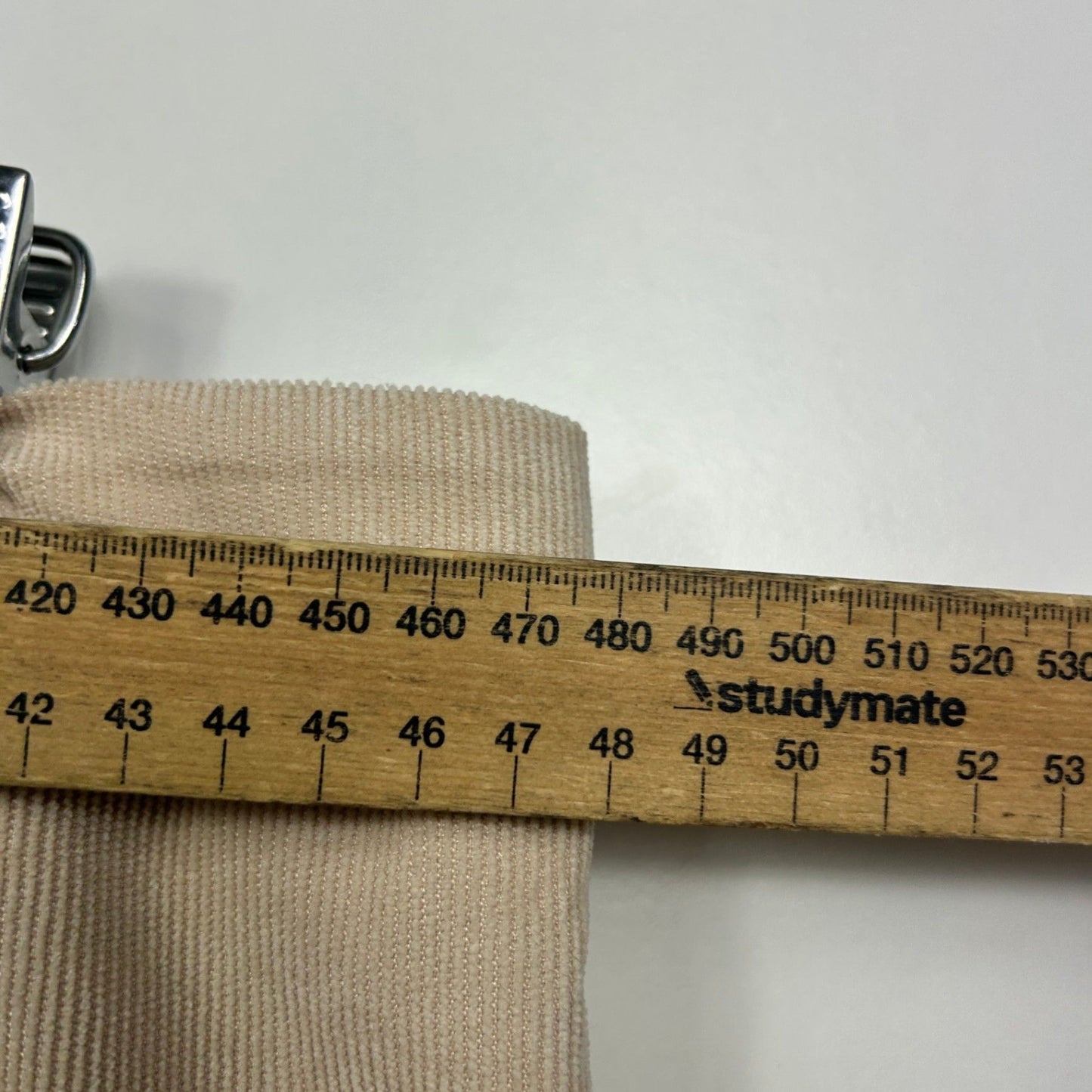 SHEIN Curve Womens Beige Corduroy Wide Leg Trousers 3XL