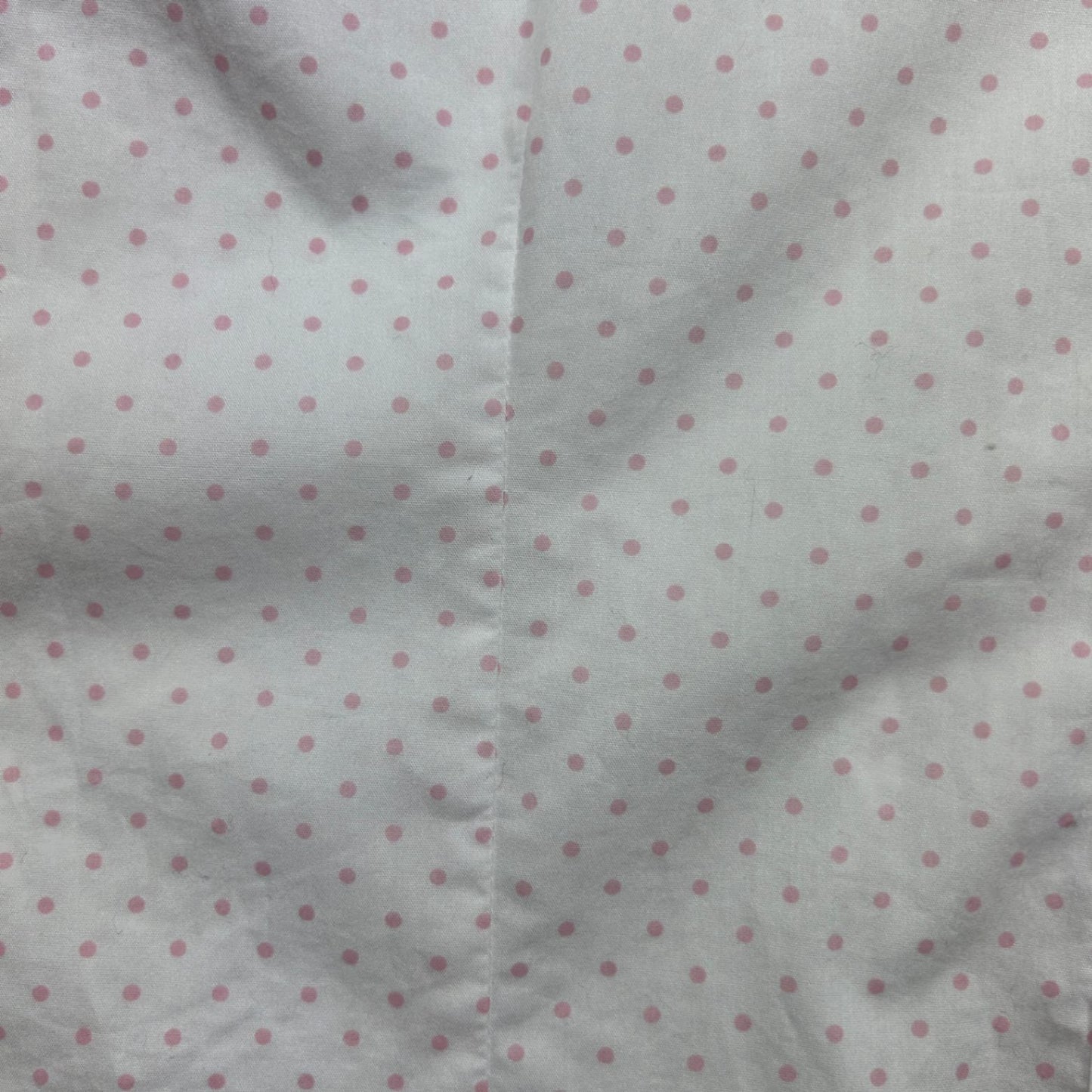 Avella White Pink Polka Dots Button Up Blouse Size 18