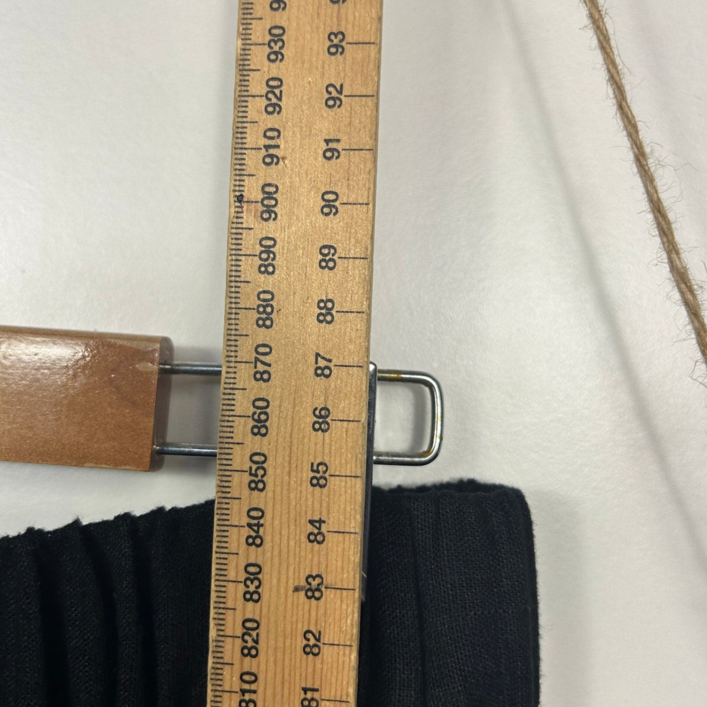 Target Black Linen Blend Maxi Skirt with Pockets Size 14