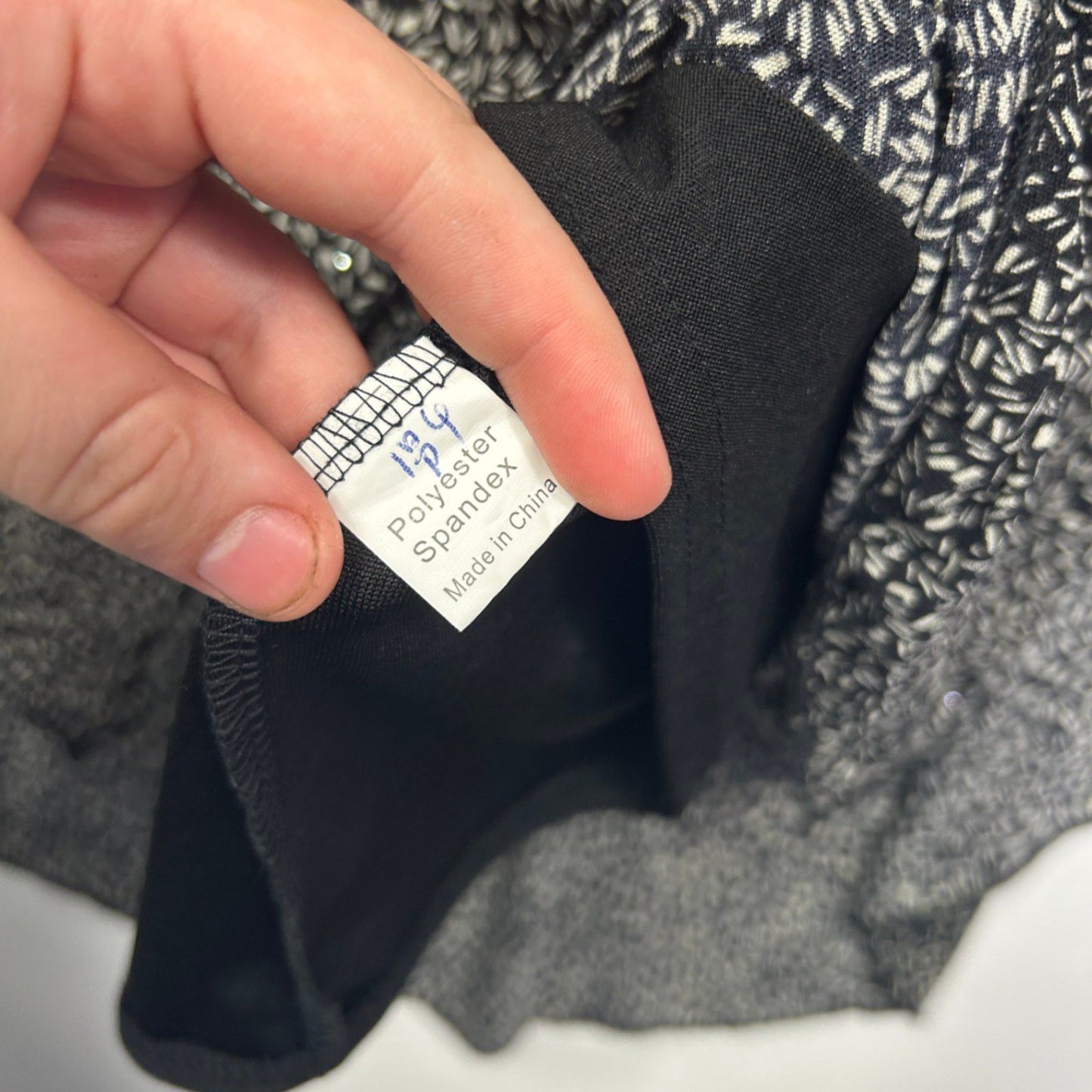 Elegant Black White Short Sleeve Batwing Blouse Size XXL 2XL 18