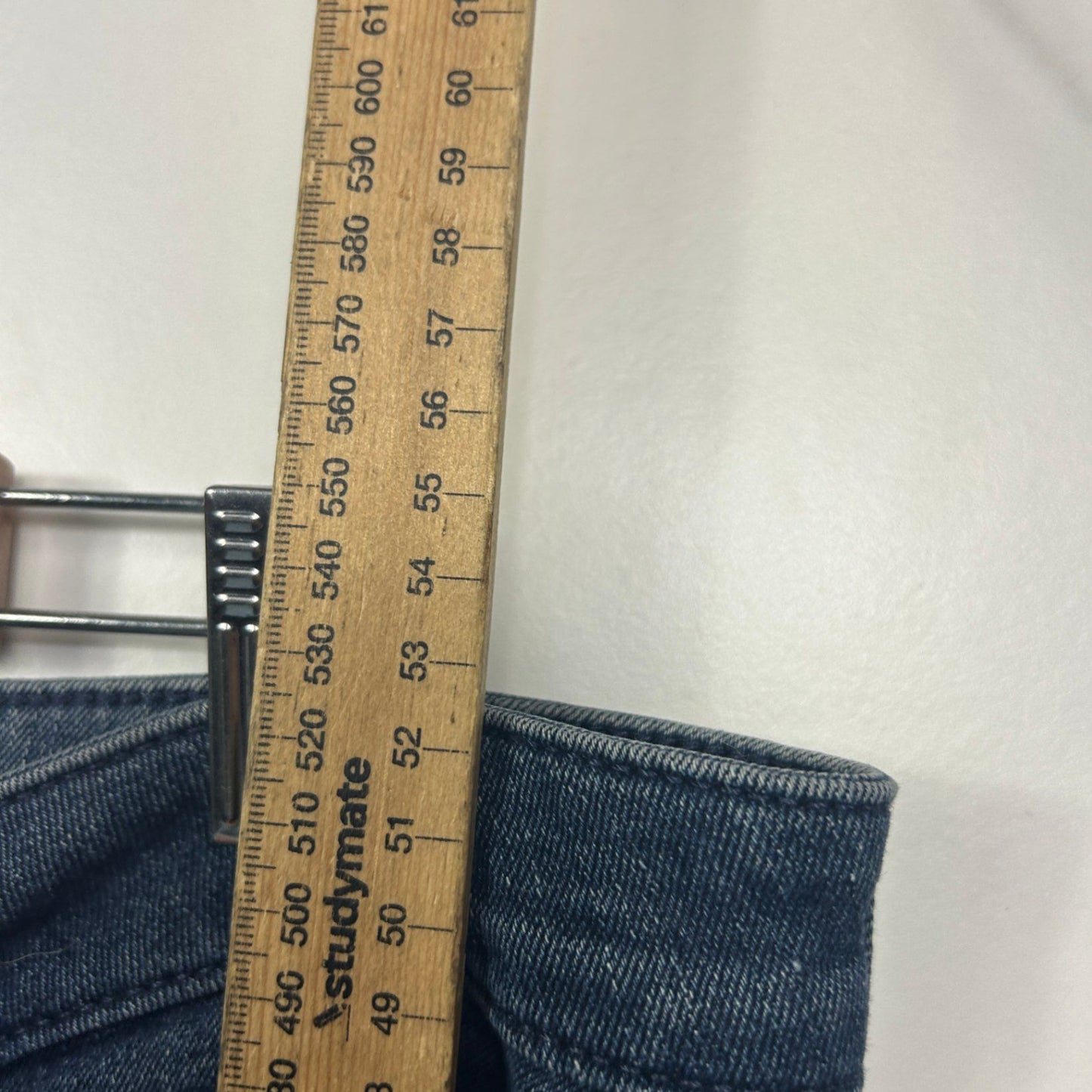 Target Blue Cotton Blend Denim Shorts Size 16