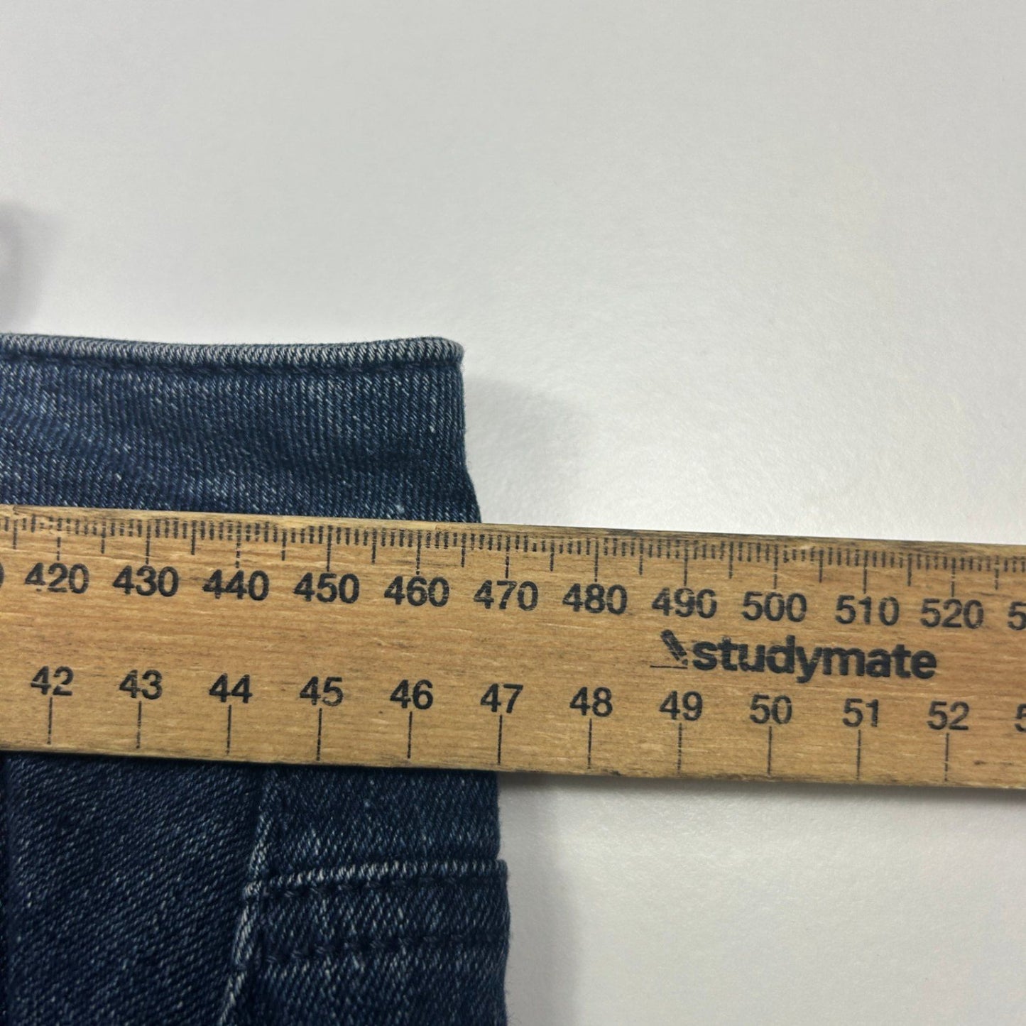 Target Blue Cotton Blend Denim Shorts Size 16