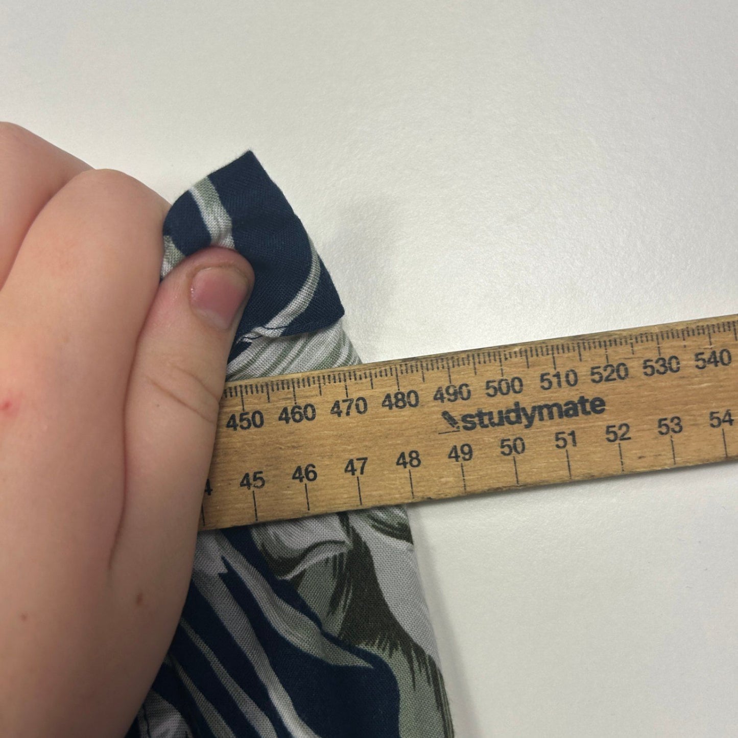 Millers Woman Pants Size 22 Navy Blue Leaf Print Cotton Blend