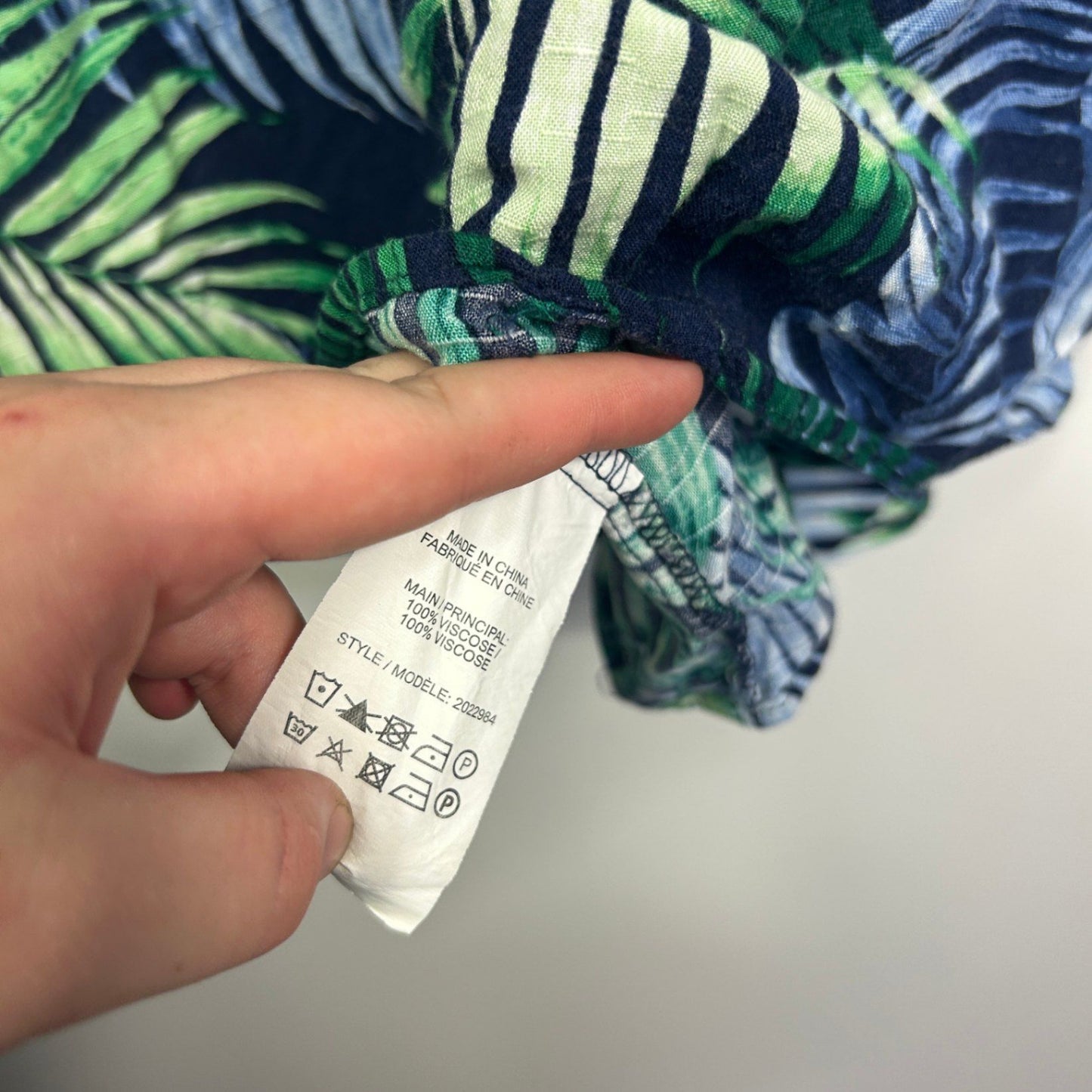 Autograph Multicoloured  3/4 Sleeve Tropical Print Blouse Top Size 20