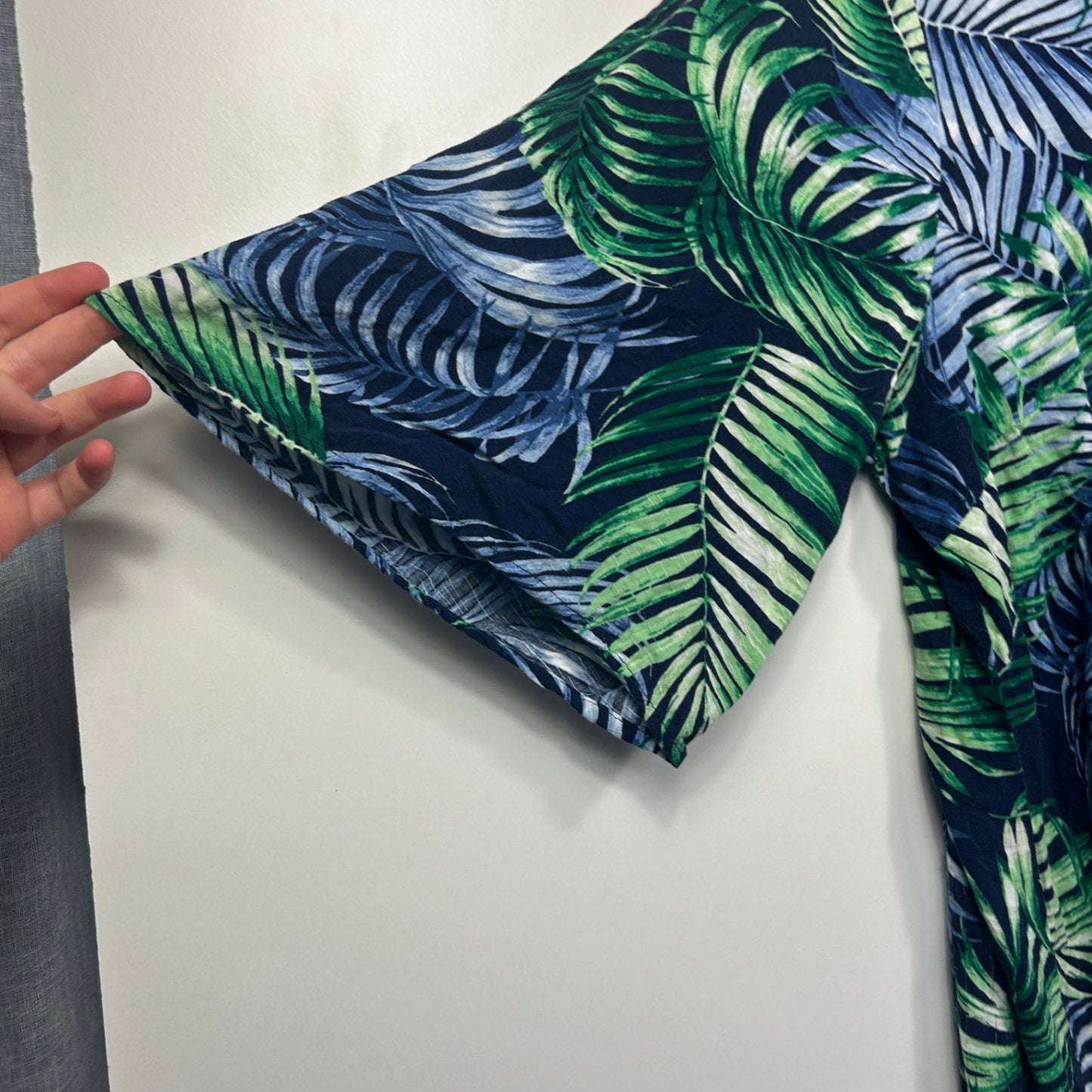 Autograph Multicoloured  3/4 Sleeve Tropical Print Blouse Top Size 20