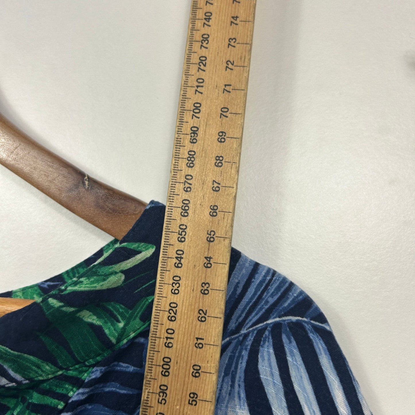 Autograph Multicoloured  3/4 Sleeve Tropical Print Blouse Top Size 20