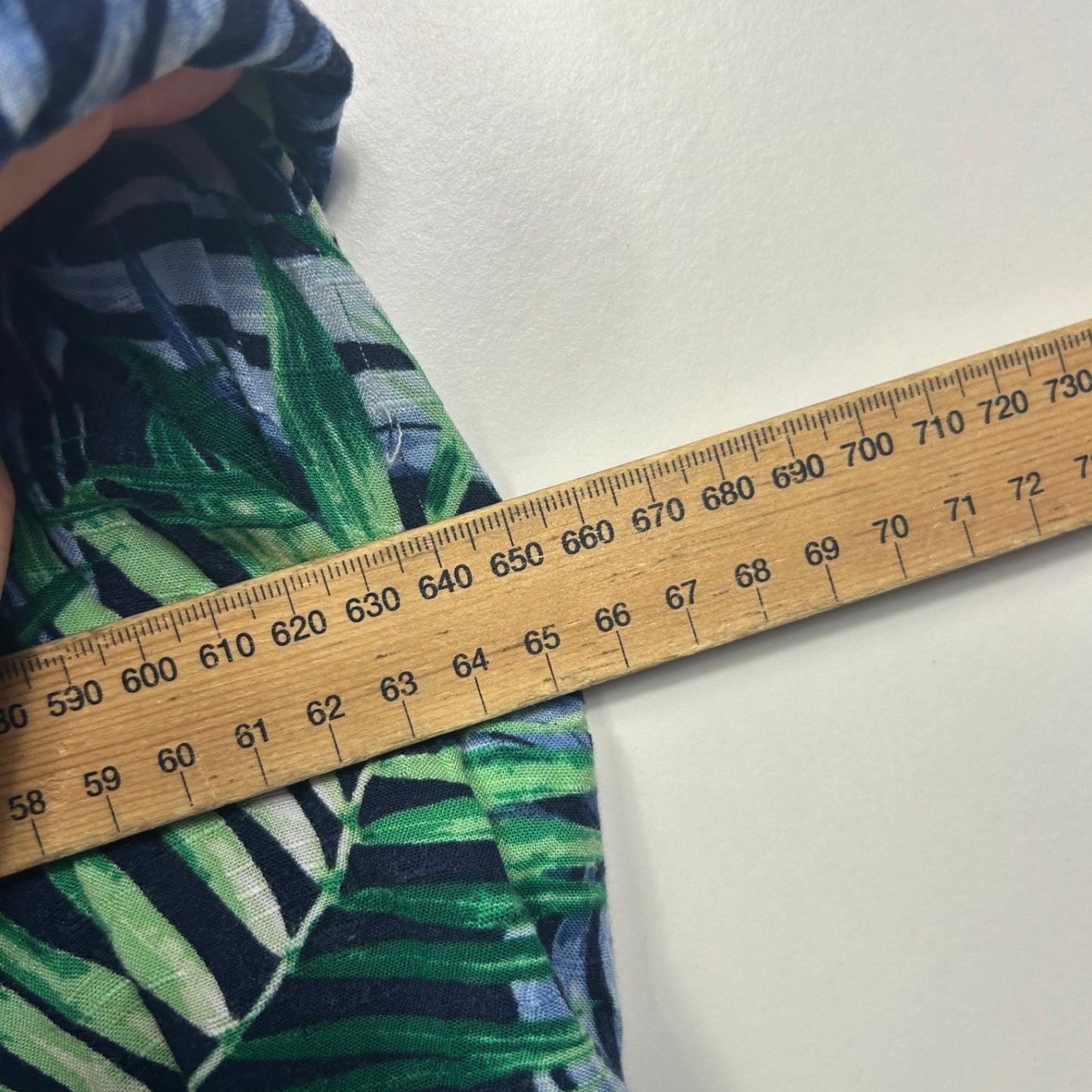 Autograph Multicoloured  3/4 Sleeve Tropical Print Blouse Top Size 20