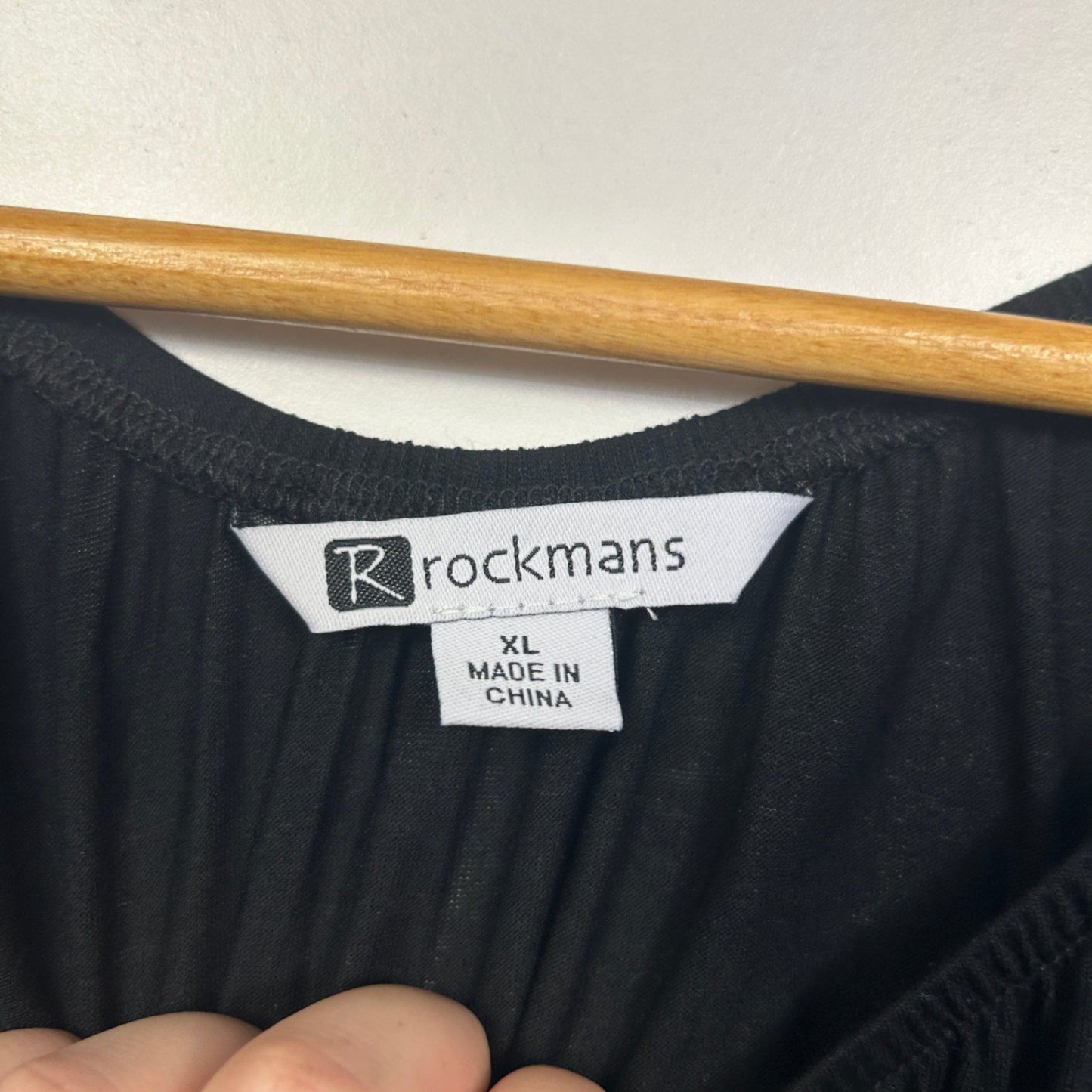 Rockmans Tunic Top Size XL Long Bell Sleeve Embroidered Viscose