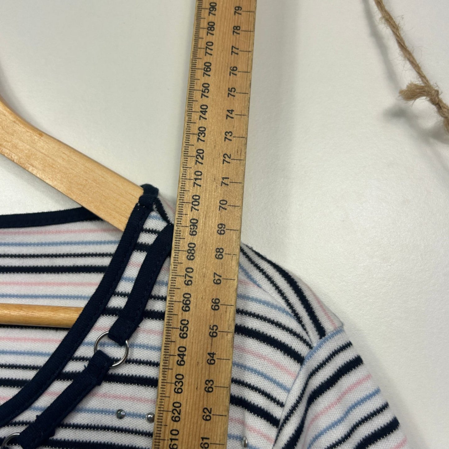 New Millers Women's Striped Round Neck Casual Top T-Shirt Size 22