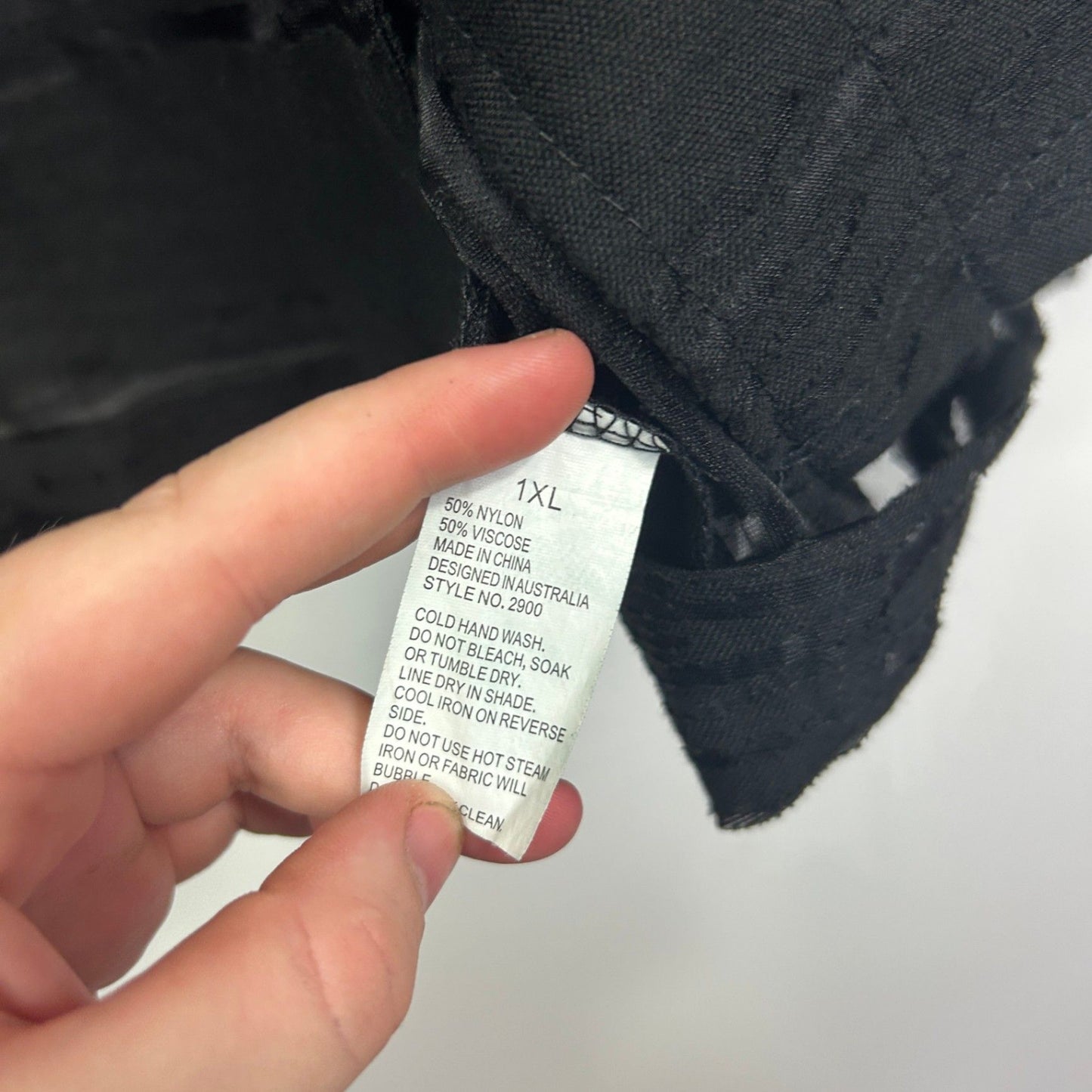 Noni B Black Sheer Striped Long Sleeve Top Jacket Size 1XL 16 18