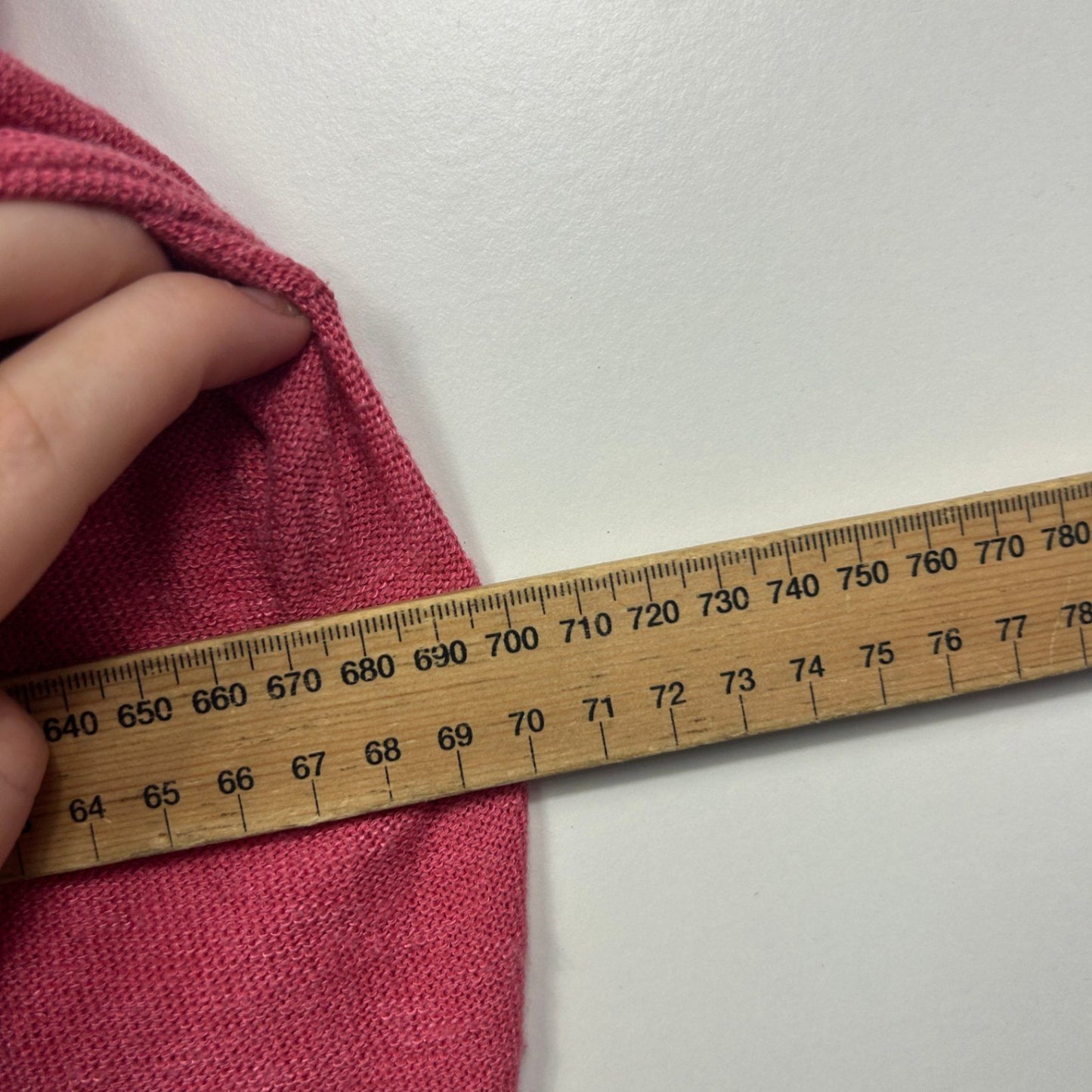 Brilliant Basics Red Long Sleeve Crew Neck Casual Jumper Knit Top Size 16 XL