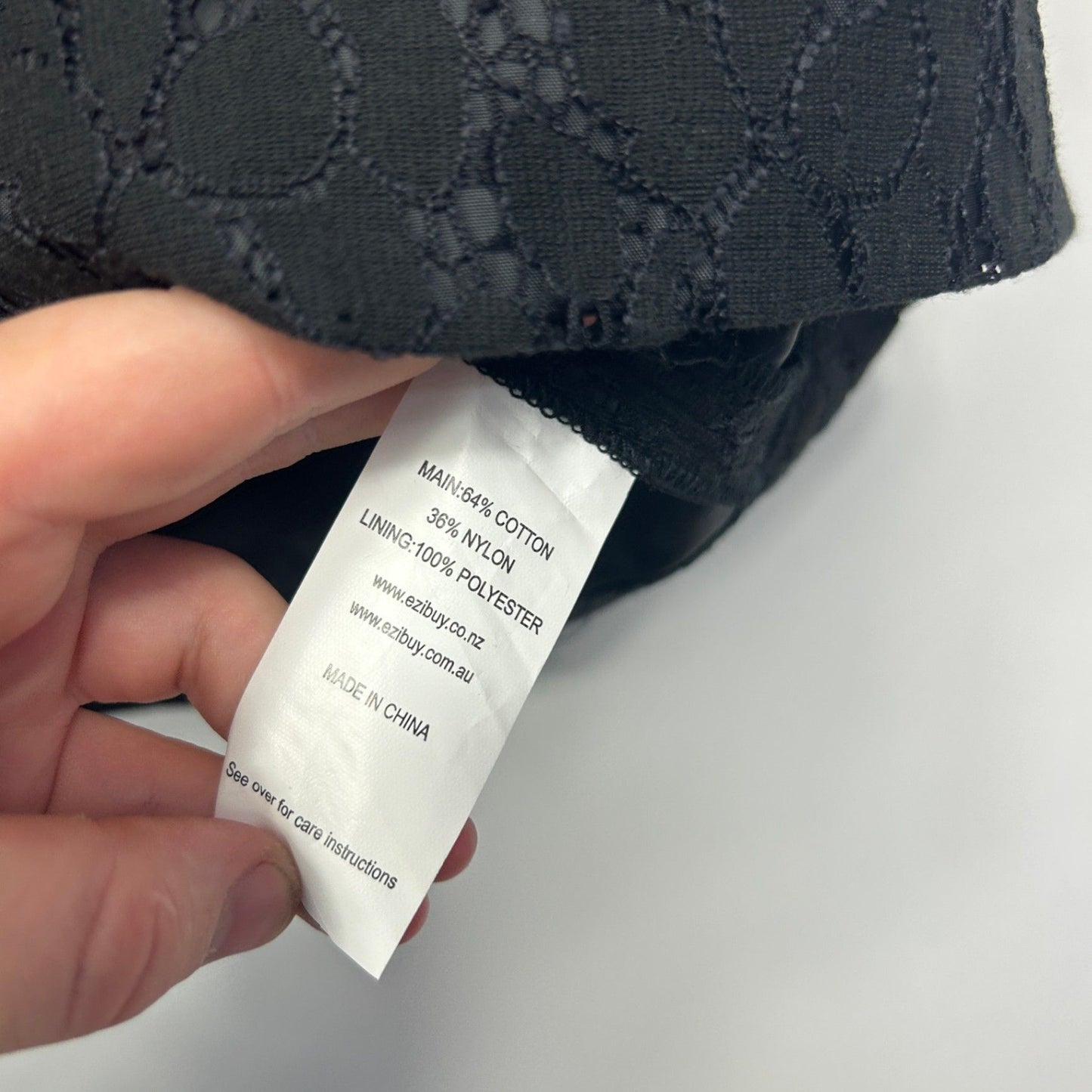 Capture Black Knee Length lace Overlay Pencil Skirt Size 14