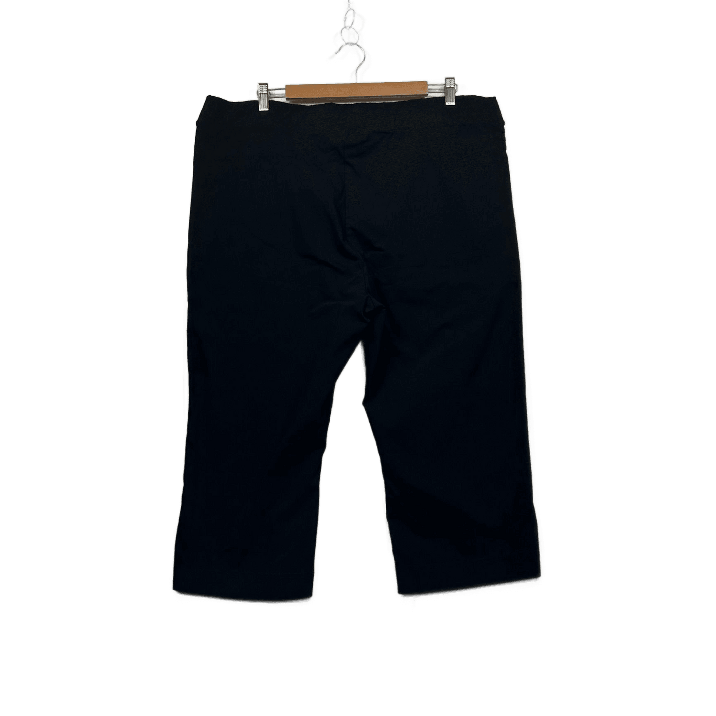 Rockmans Black Cropped Pants Size 20 Stretch Comfort