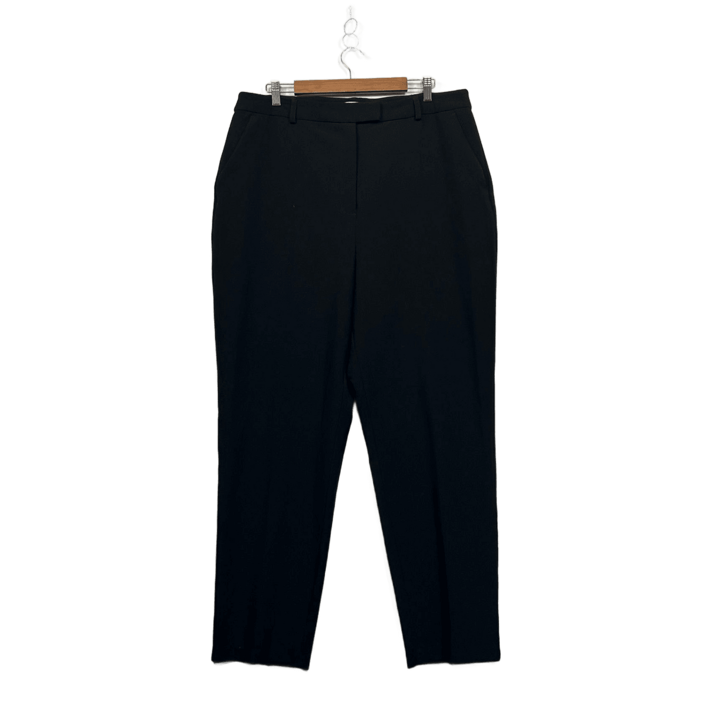 Preview Black Pants Trousers Size 20 High Waist Slim Leg Workwear Pockets